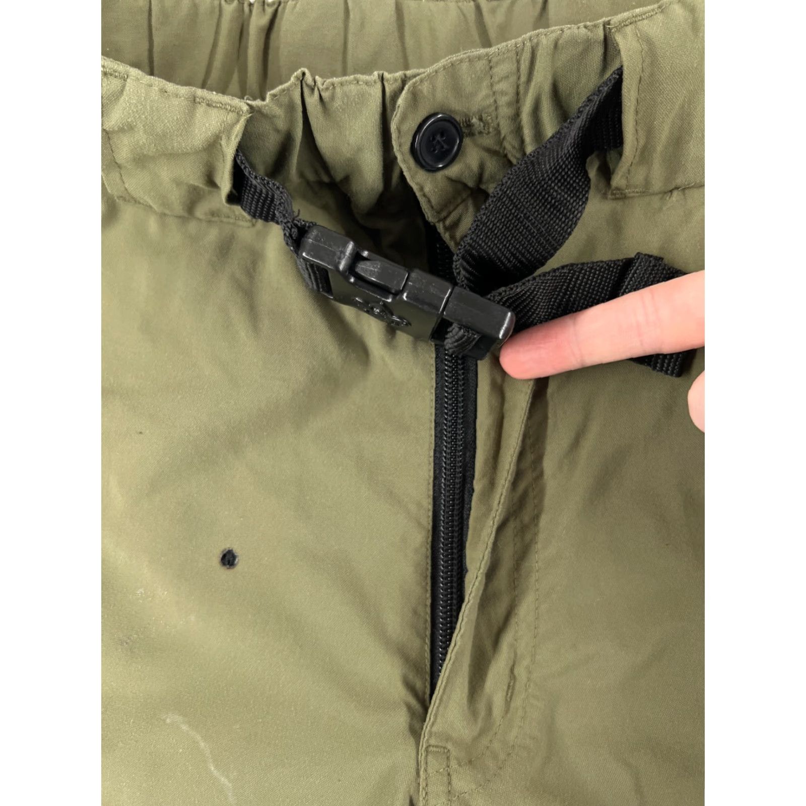 Vintage BOY SCOUTS OF AMERICA Cargo Shorts Men Small Green Nylon 30x6 Military Size US 29 - 7 Thumbnail