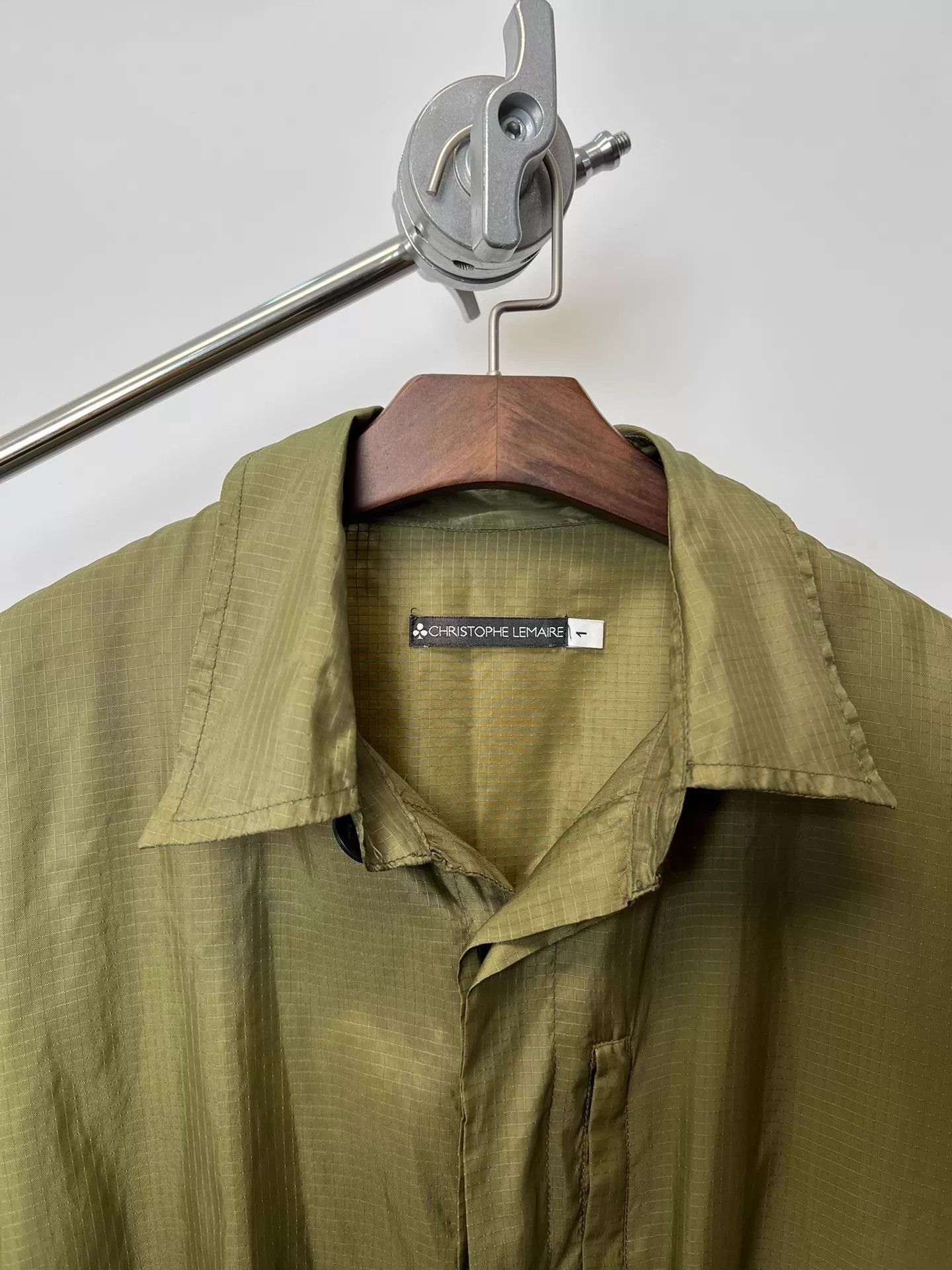 Christophe Lemaire Christophe Lemaire Tear-Resist Nylon Chest Pocket Shirt Size US S / EU 44-46 / 1 - 3 Thumbnail
