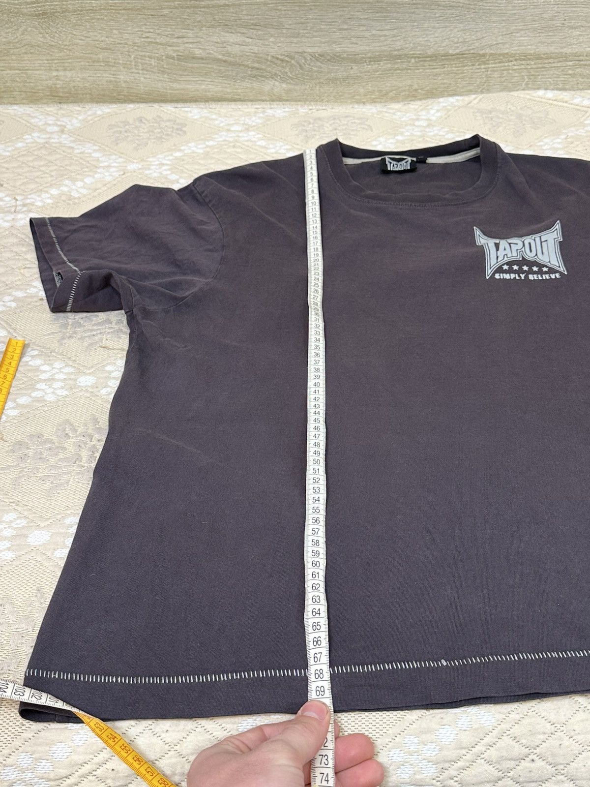 Tapout 🔥 Crazy Vintage Y2K Tapout Skull Affliction Style Tee Shirt Size US XL / EU 56 / 4 - 9 Thumbnail