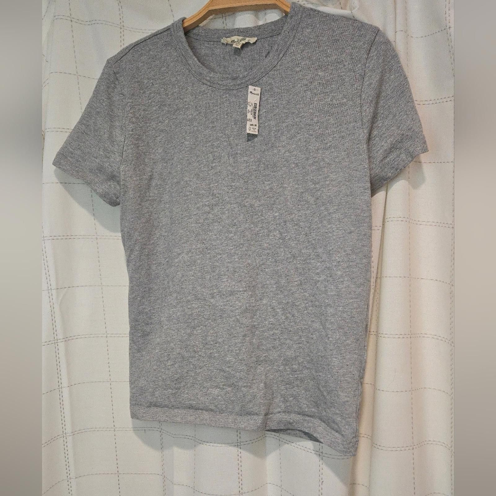 Madewell Madewell Cotton Perfect Crewneck Tee Size XXS / US 00 / IT 34 - 2 Thumbnail
