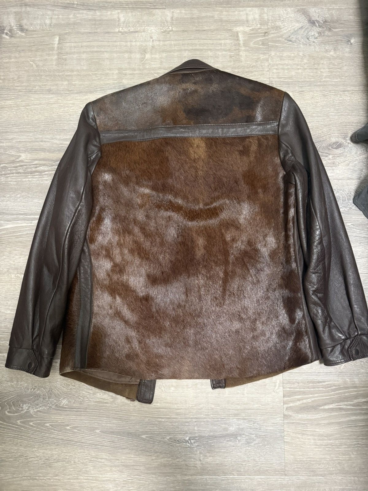Other 1970s Custom Handmade Leather & Horsehair Jacket (1 of 1) Size US M / EU 48-50 / 2 - 4 Thumbnail