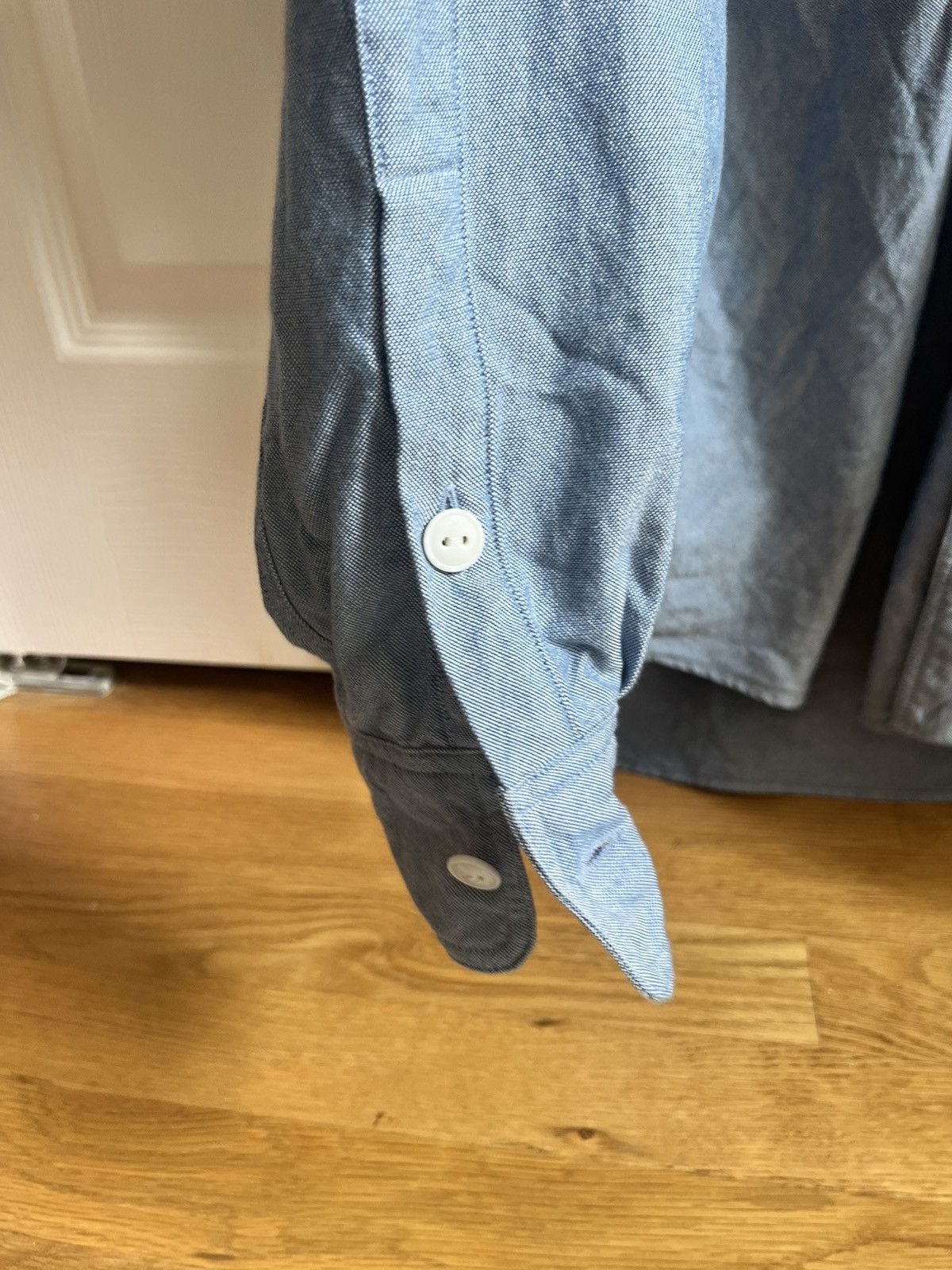 Kaptain Sunshine Kaptain Chambray Long Sleeve Work Shirt Size US M / EU 48-50 / 2 - 3 Thumbnail