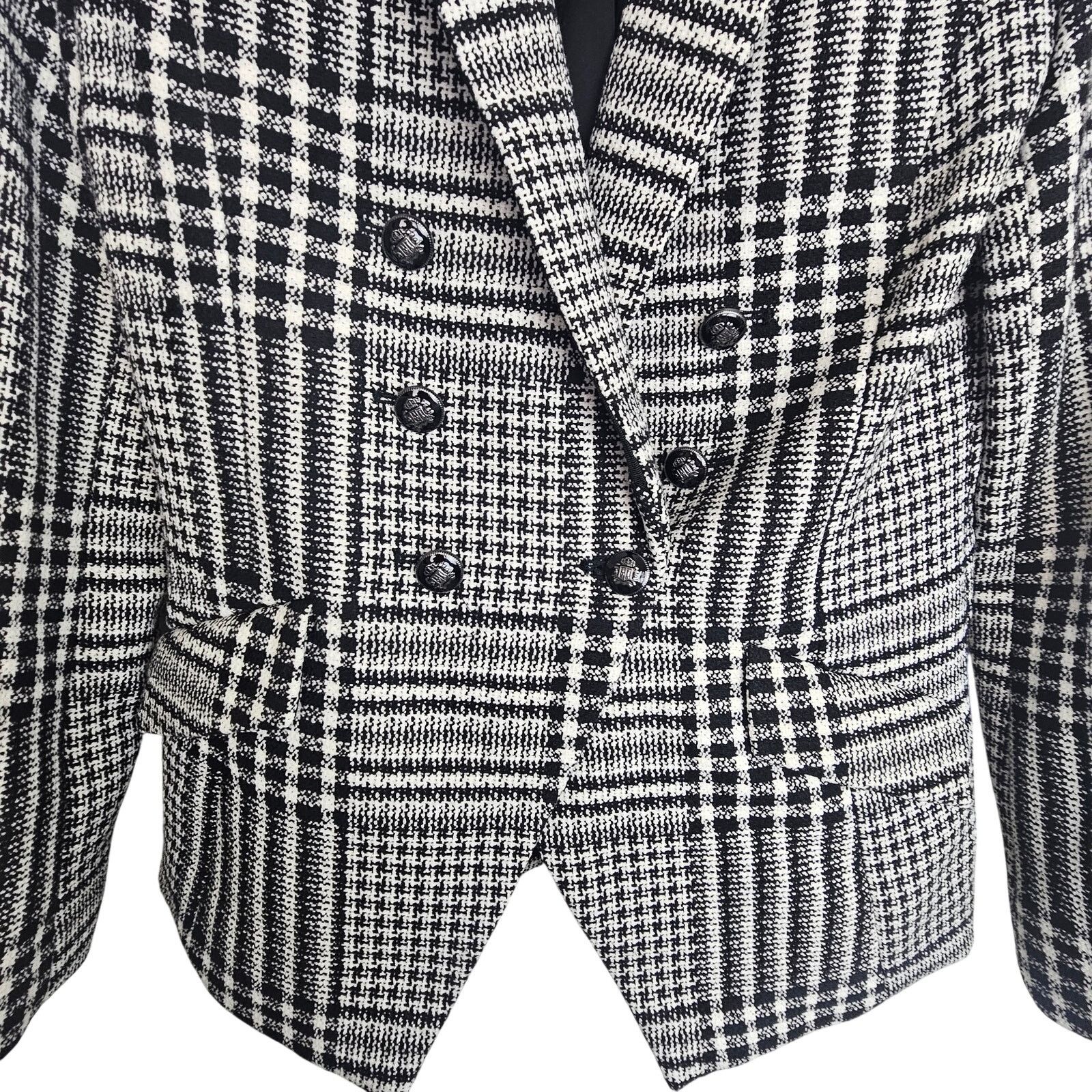 White House Black Market White House Black Market Womens Plaid Blazer 4 Career Corp Size S / US 4 / IT 40 - 3 Thumbnail