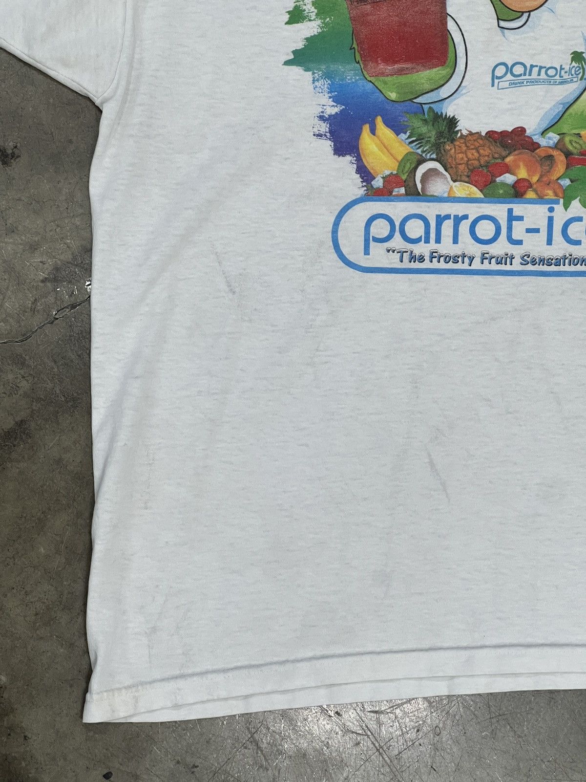 Vintage Vintage Parrot-ice Snow Cone Bird Drink Gas Station Tee XL Size US XL / EU 56 / 4 - 5 Thumbnail