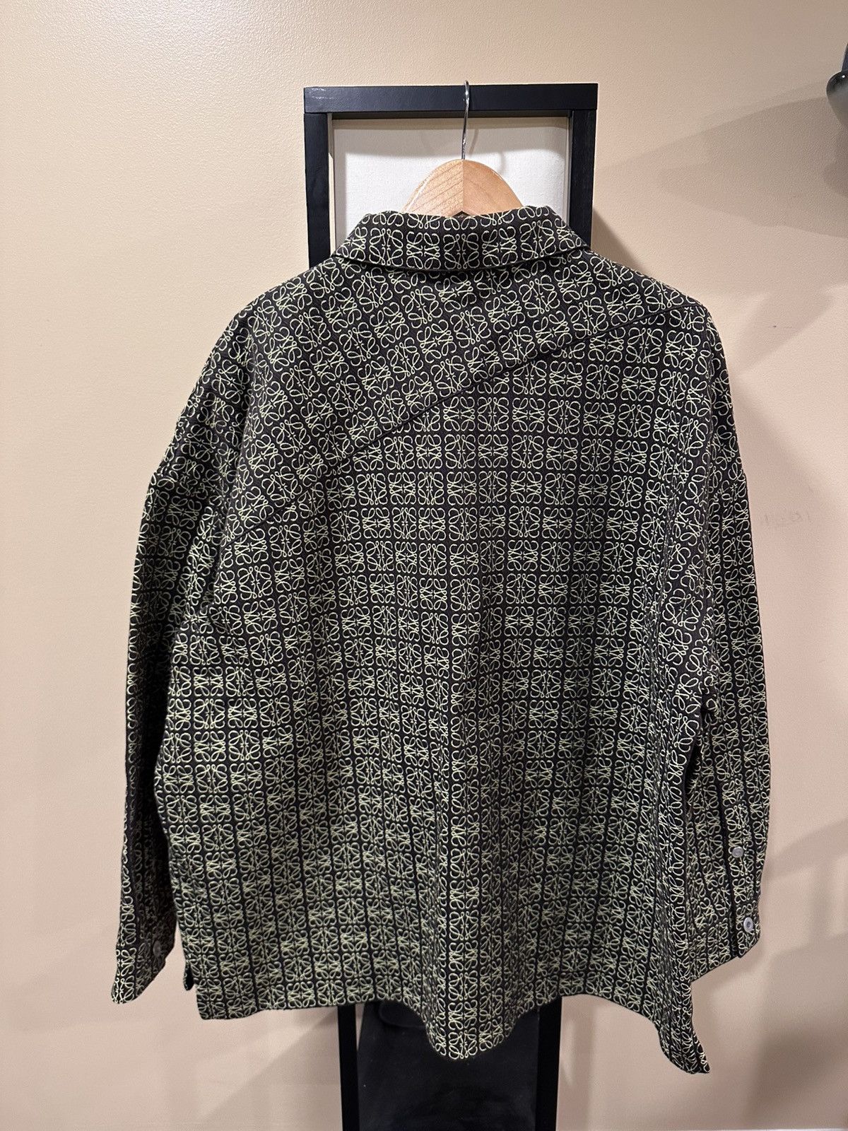 Loewe Loewe Monogram Anagram Jacquard Zip Up Jacket Size US XXL / EU 58 / 5 - 4 Thumbnail