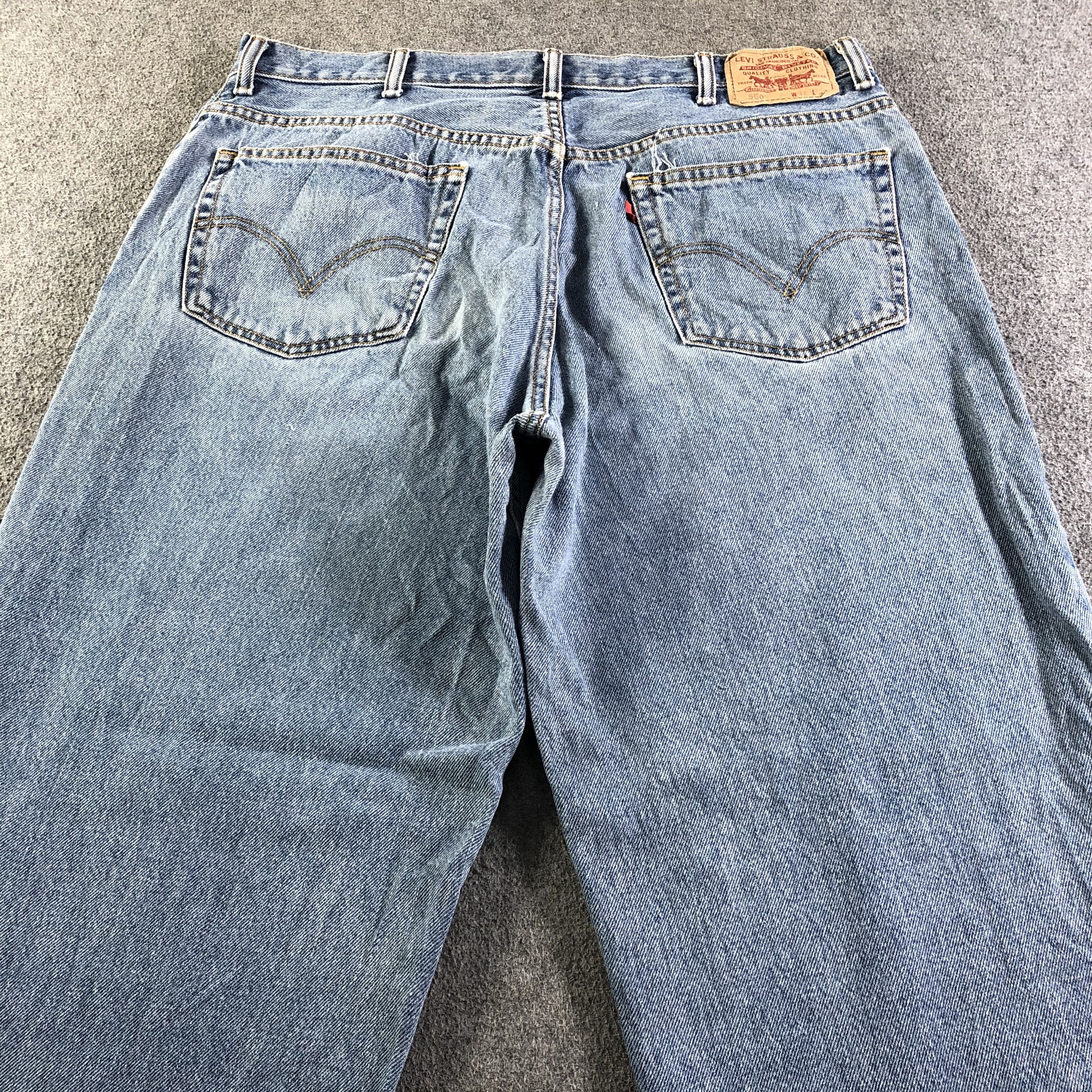 Levi's Vintage Blue Wash Levis 560 Jeans-J4524 Size US 38 / EU 54 - 4 Thumbnail