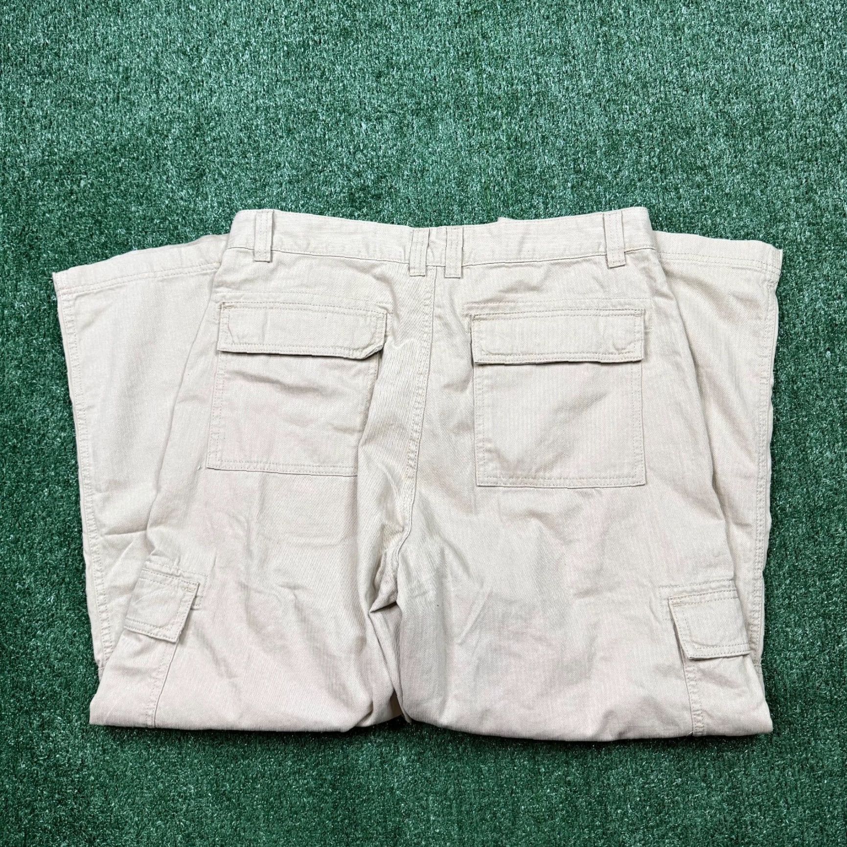 Cotton On Cotton On Cargo Pants Men's Size 34x28 Brown Cotton Cargo Pocket Flat Front Vintage No 28 Inseam Size US 34 / EU 50 - 7 Thumbnail