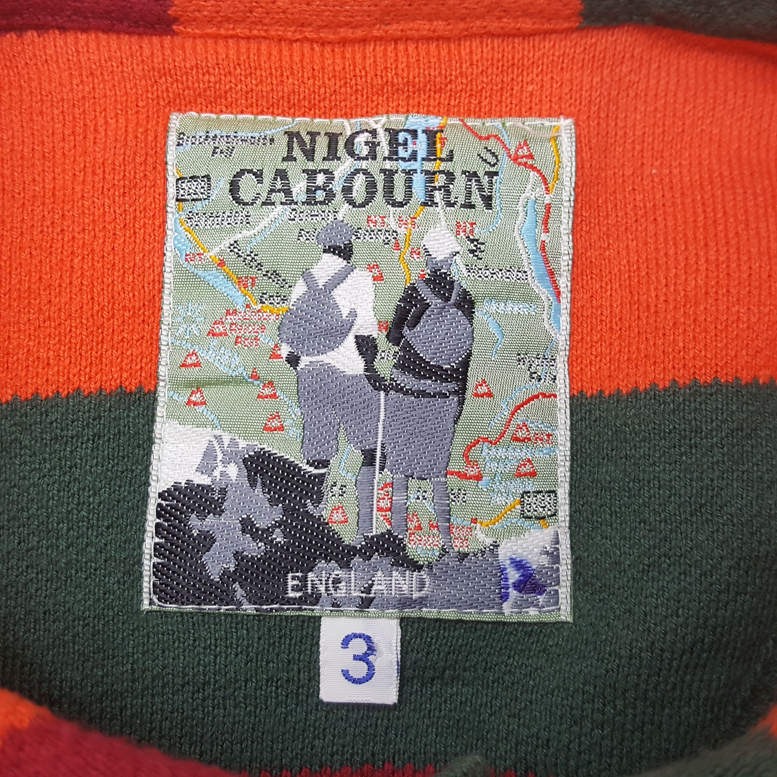 Nigel Cabourn Vintage Nigel Cabourn Rare Fashion Brand Polos RR1 Size US M / EU 48-50 / 2 - 4 Thumbnail