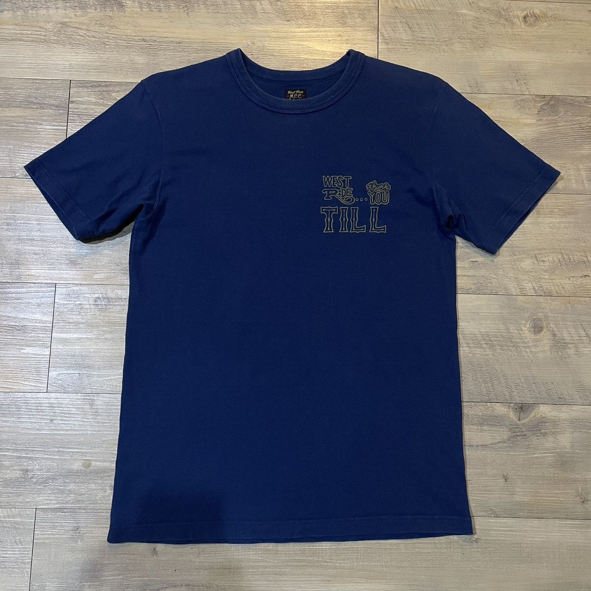 Japanese Brand West ride motor cycle clothing t shirt Size US M / EU 48-50 / 2 - 2 Thumbnail