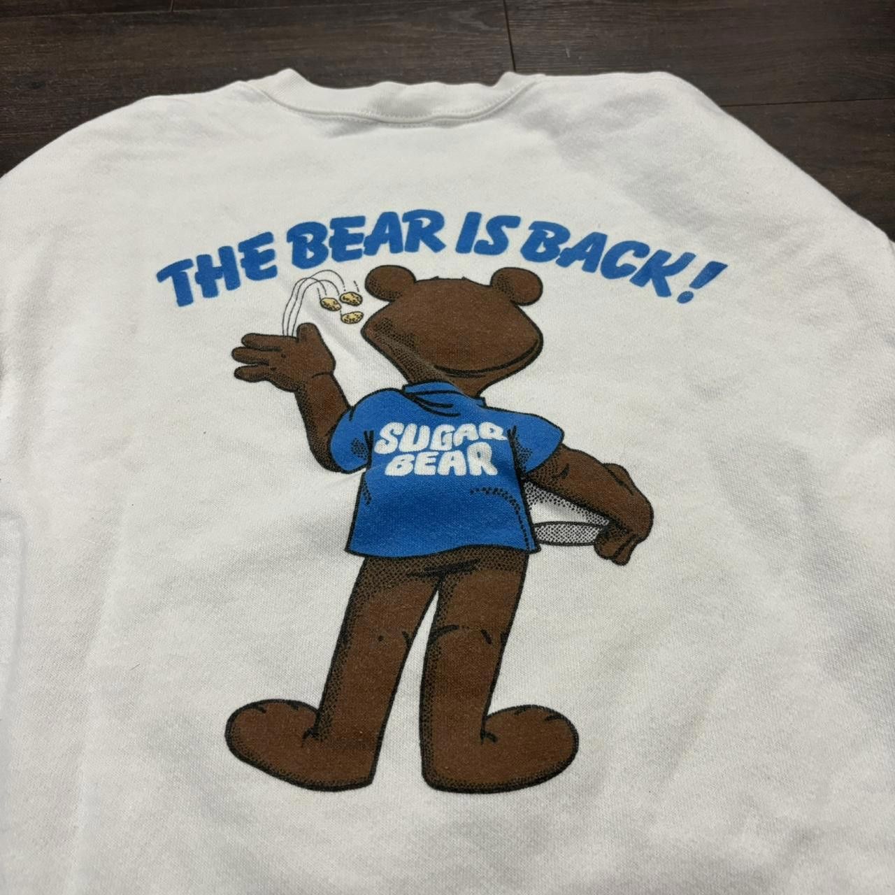 Designer Vintage Sugar Bear The Bear is Back Cropped Crewneck 90s Size M / US 6-8 / IT 42-44 - 3 Thumbnail