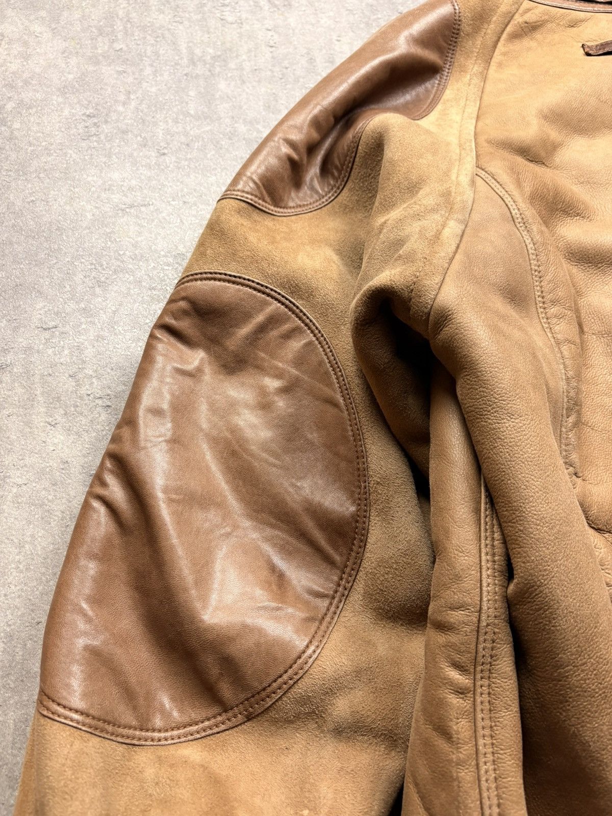 Japanese Brand Vintage Brown Leather Jacket – Classic Style streetwear y2k Size US L / EU 52-54 / 3 - 9 Thumbnail
