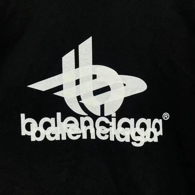 Balenciaga Balenciaga Overlapping Letter Short Sleeve Size US M / EU 48-50 / 2 - 5 Thumbnail
