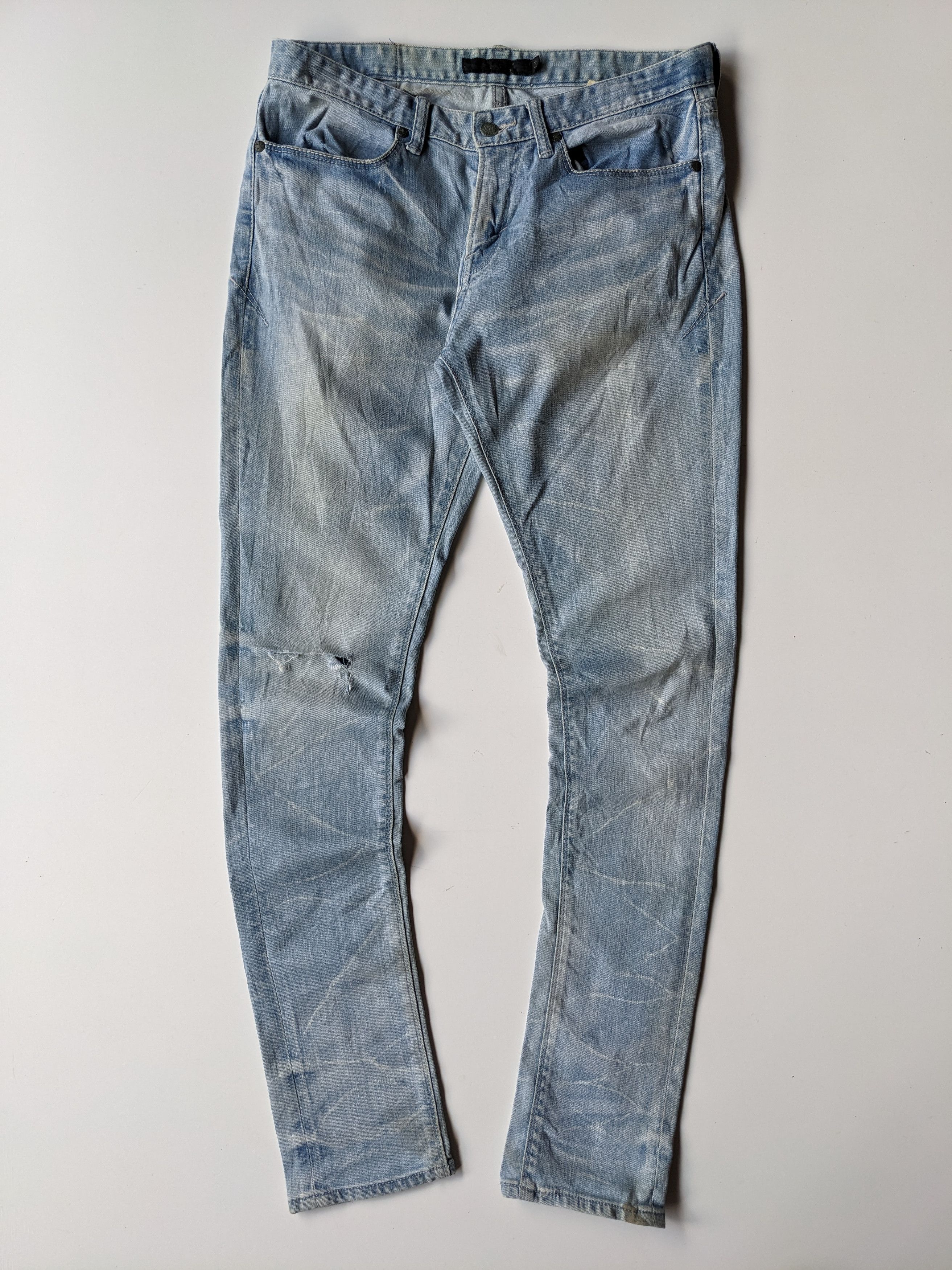 Gostar De Fuga honeycomb blue wash jeans