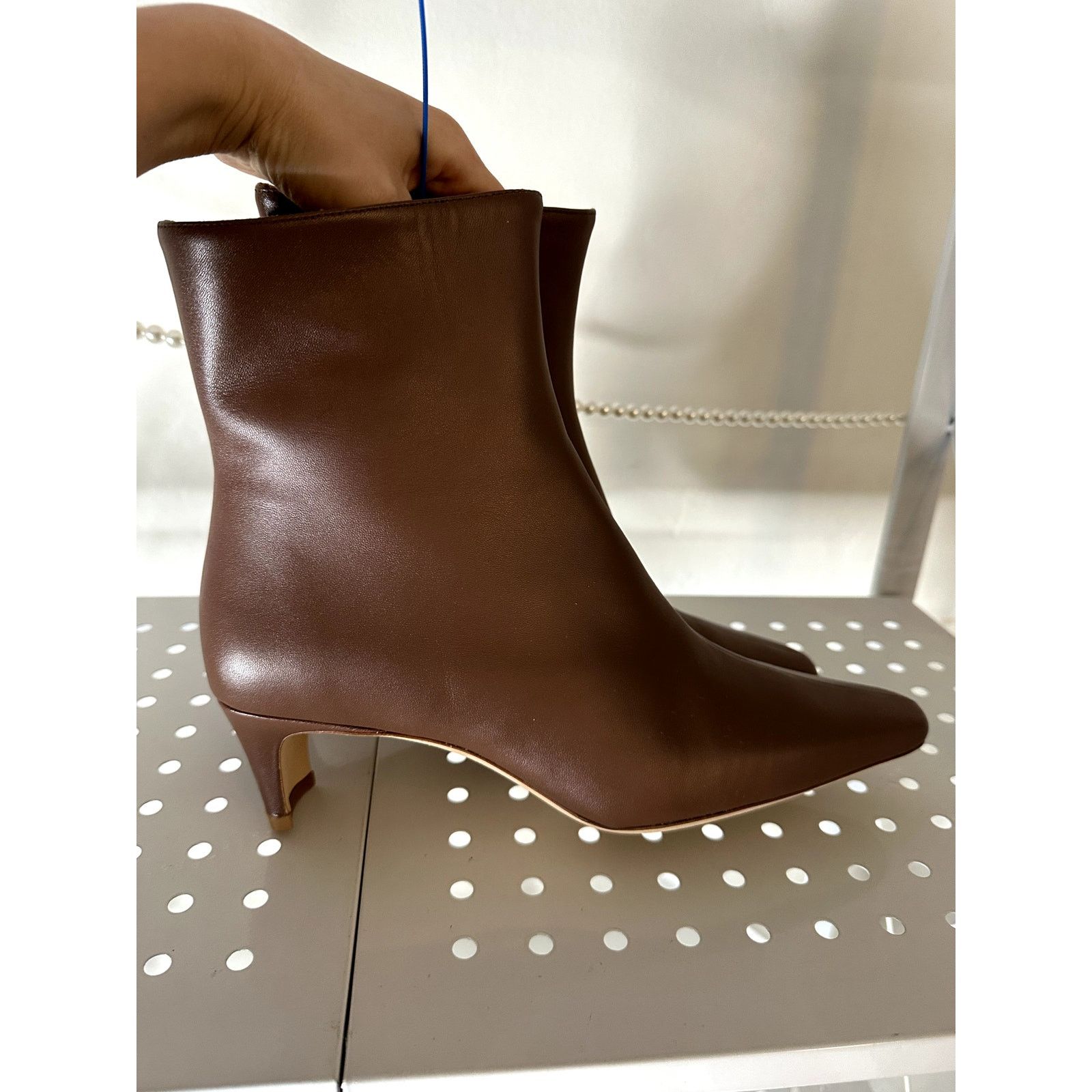 Staud STAUD Wally Ankle boots in brown leather (Size: 40) Size US 9 / IT 39 - 3 Thumbnail