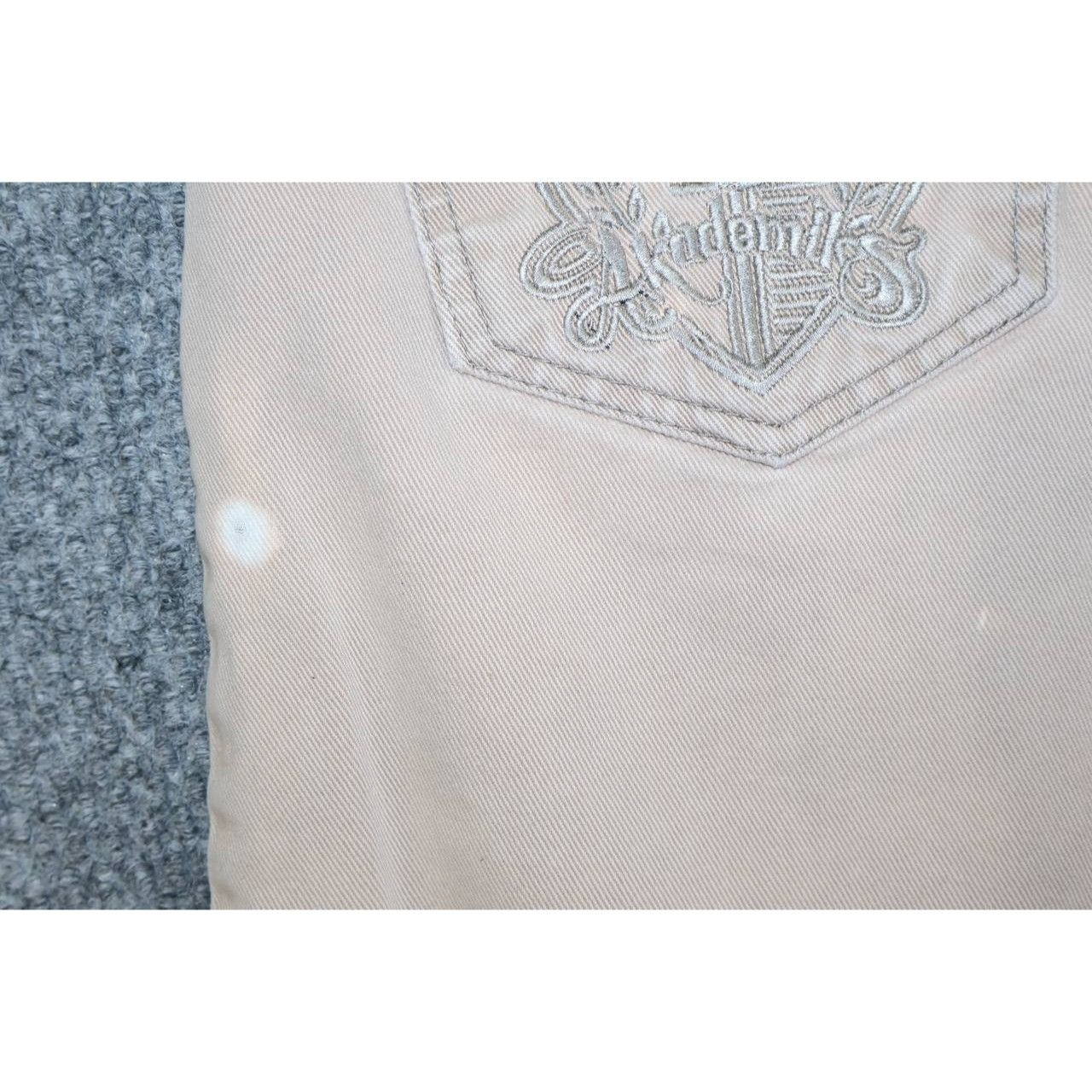 Vintage Vintage AKDMKS Baggy Denim Shorts Men’s 34 Brown Embroidered Size US 34 / EU 50 - 10 Thumbnail