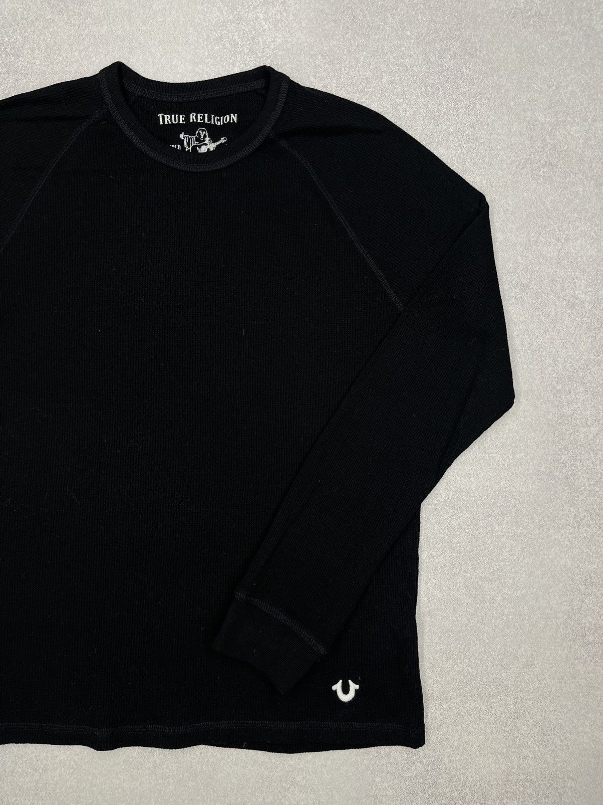True Religion Vintage True Religion Longsleeve Raglan Crew Black Y2K Size US M / EU 48-50 / 2 - 3 Thumbnail