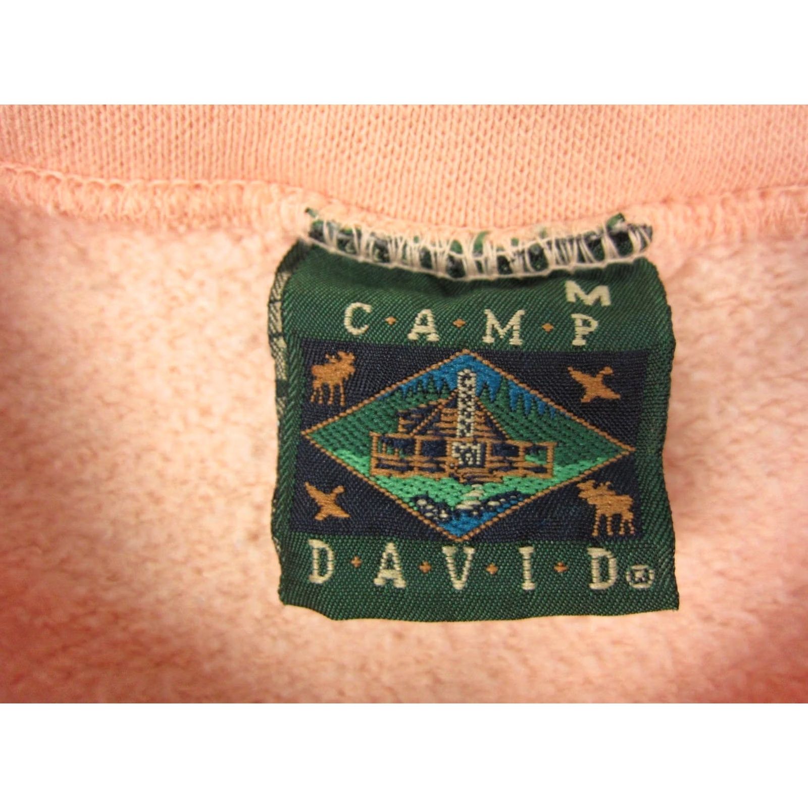 Vintage Vintage Camp David Sweatshirt Mens M Orange Cotton Fleece Crew Neck 90s Classic All Seasons Golf Jo barn Size US M / EU 48-50 / 2 - 4 Thumbnail