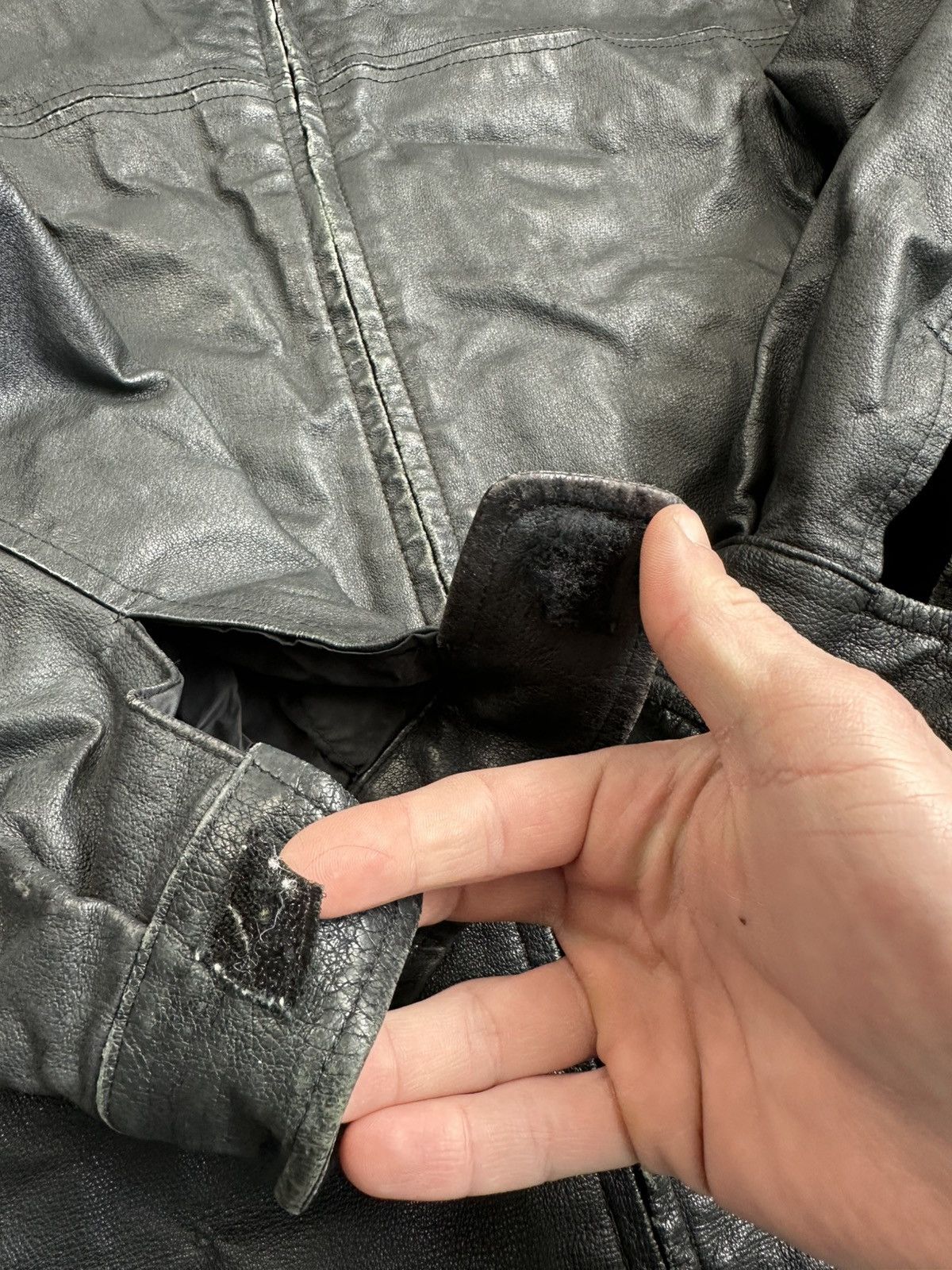 Japanese Brand Archive Heavy Japanese Vintage Black Leather Jacket Size US XL / EU 56 / 4 - 7 Thumbnail