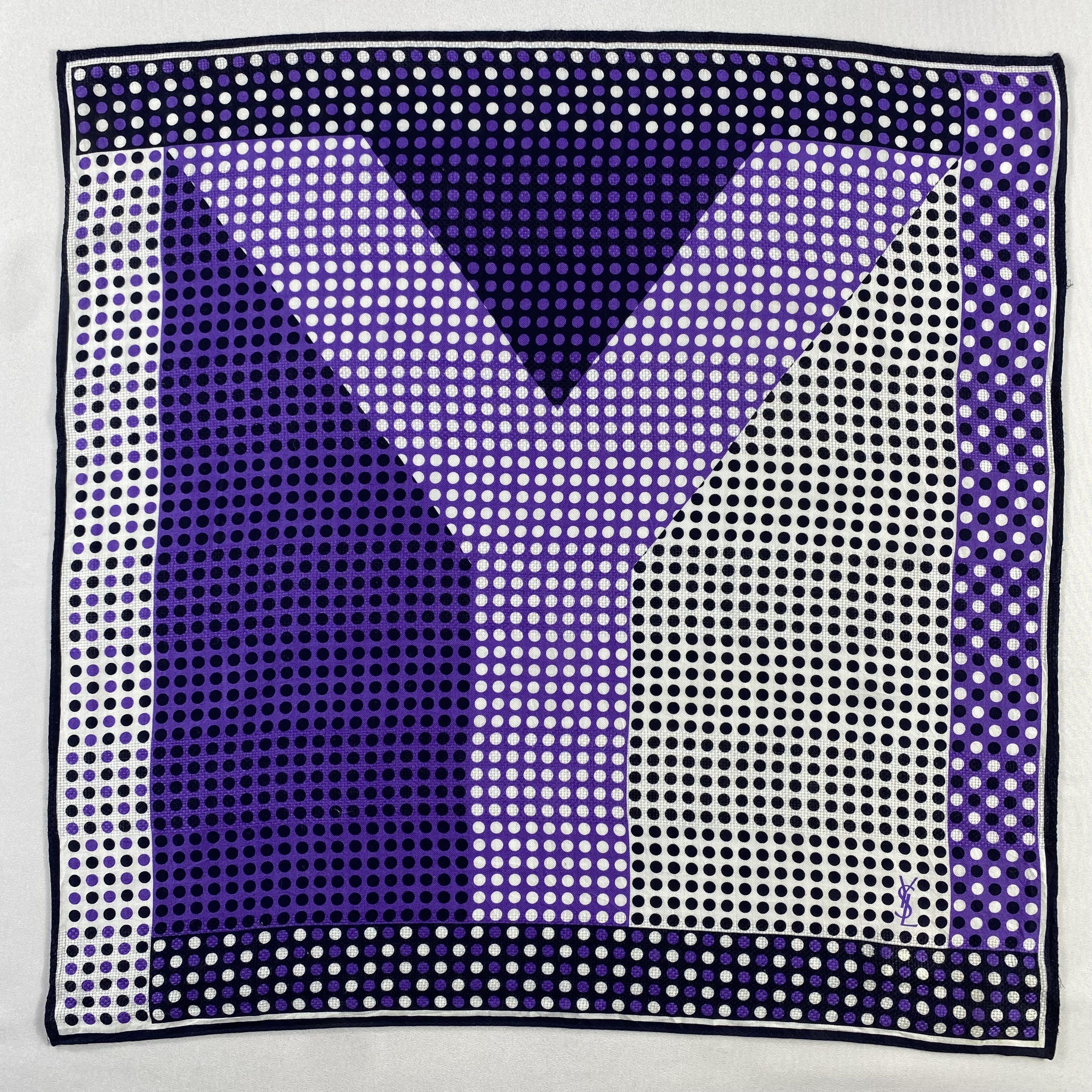 Vintage × Yves Saint Laurent Yves Saint Laurent Neckerchief / Handkerchief-P782 Size ONE SIZE - 1 Thumbnail