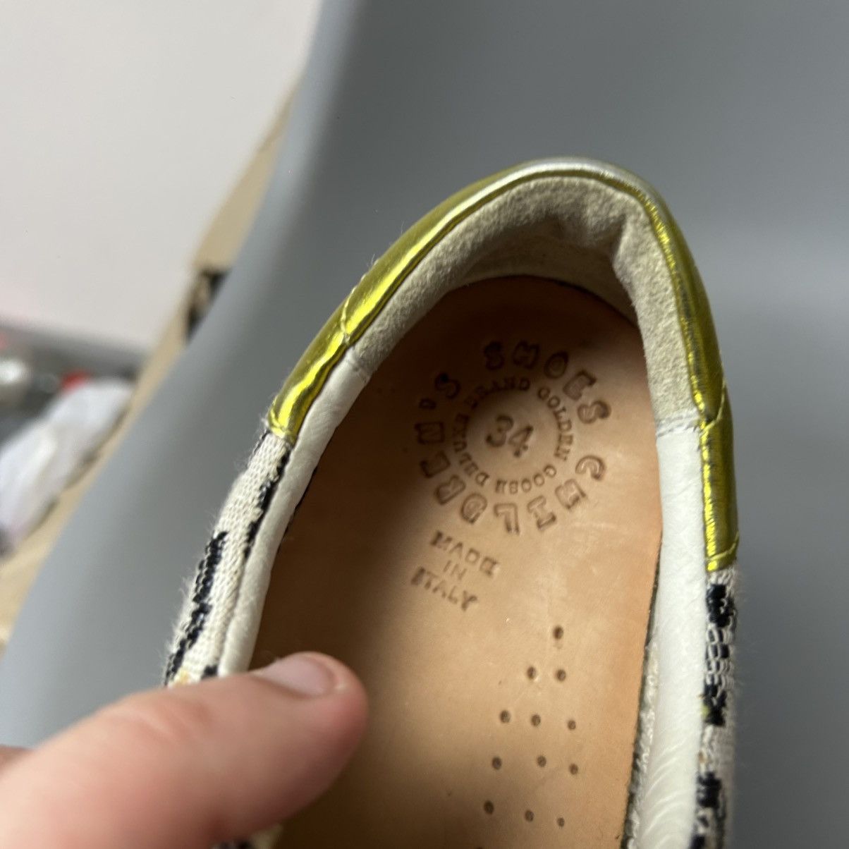 Golden Goose Womens Golden Goose Skateboard Y2k Style shoes Size US 5 / IT 35 - 12 Thumbnail