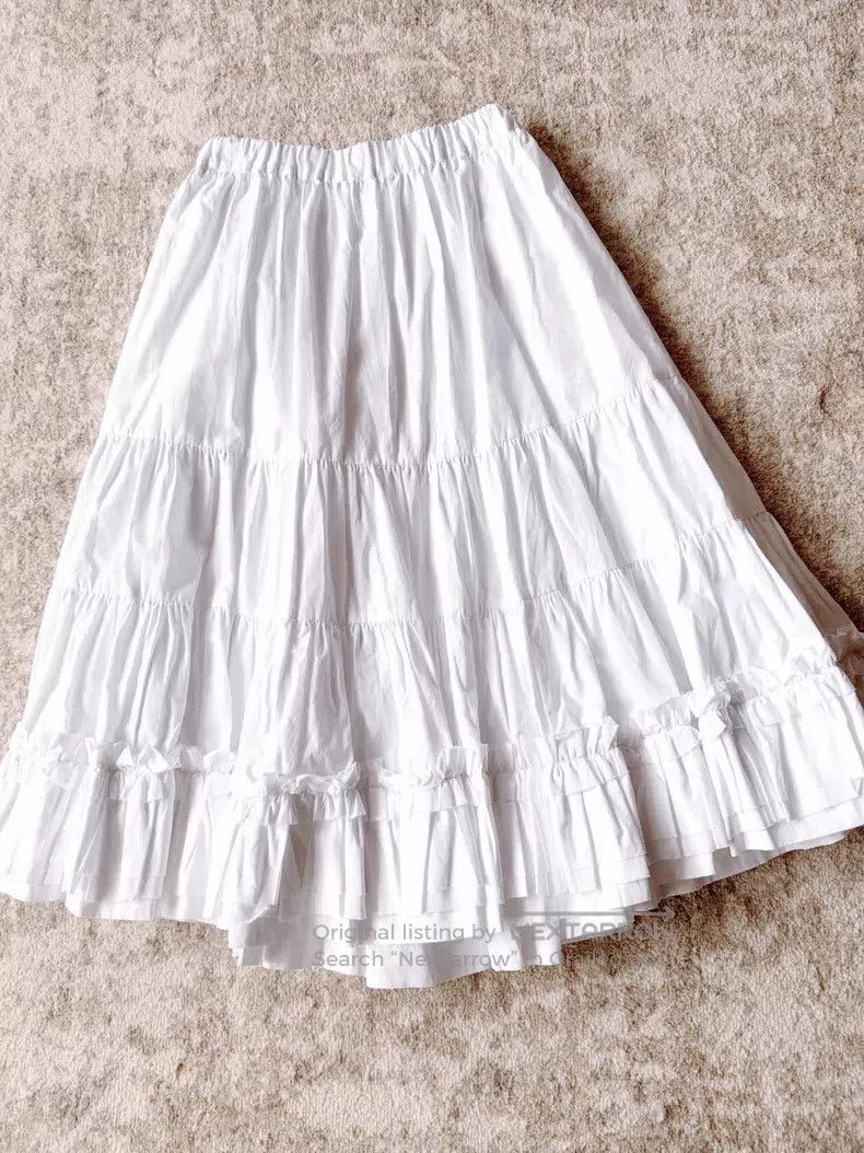 Comme des Garcons Comme des Garcons Size XS Lace Hem Skirt Size 23" - 1 Thumbnail