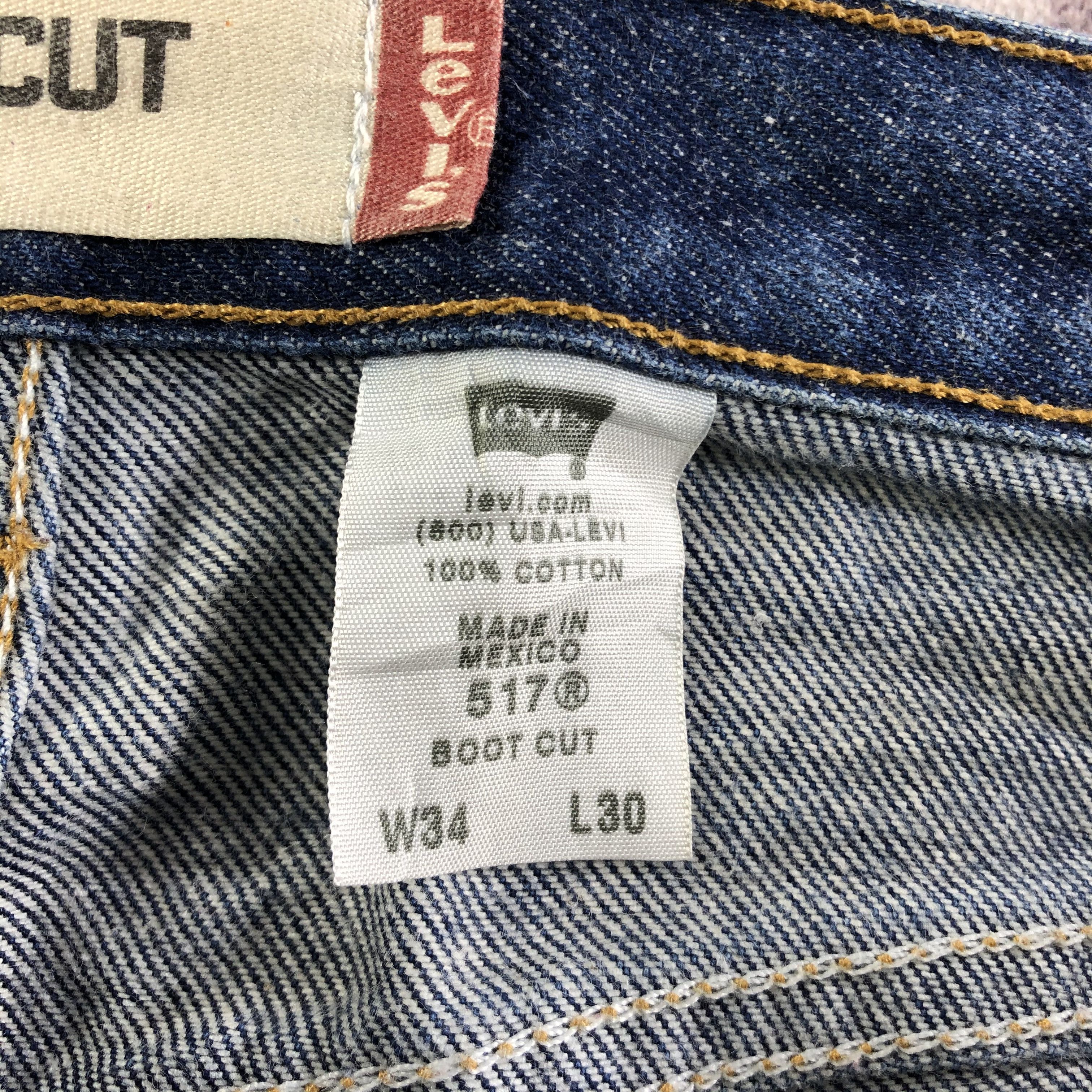 Levi's × Vintage Vintage Blue Wash Levis 517 Flare Jeans-JM3399 Size US 35 - 9 Thumbnail