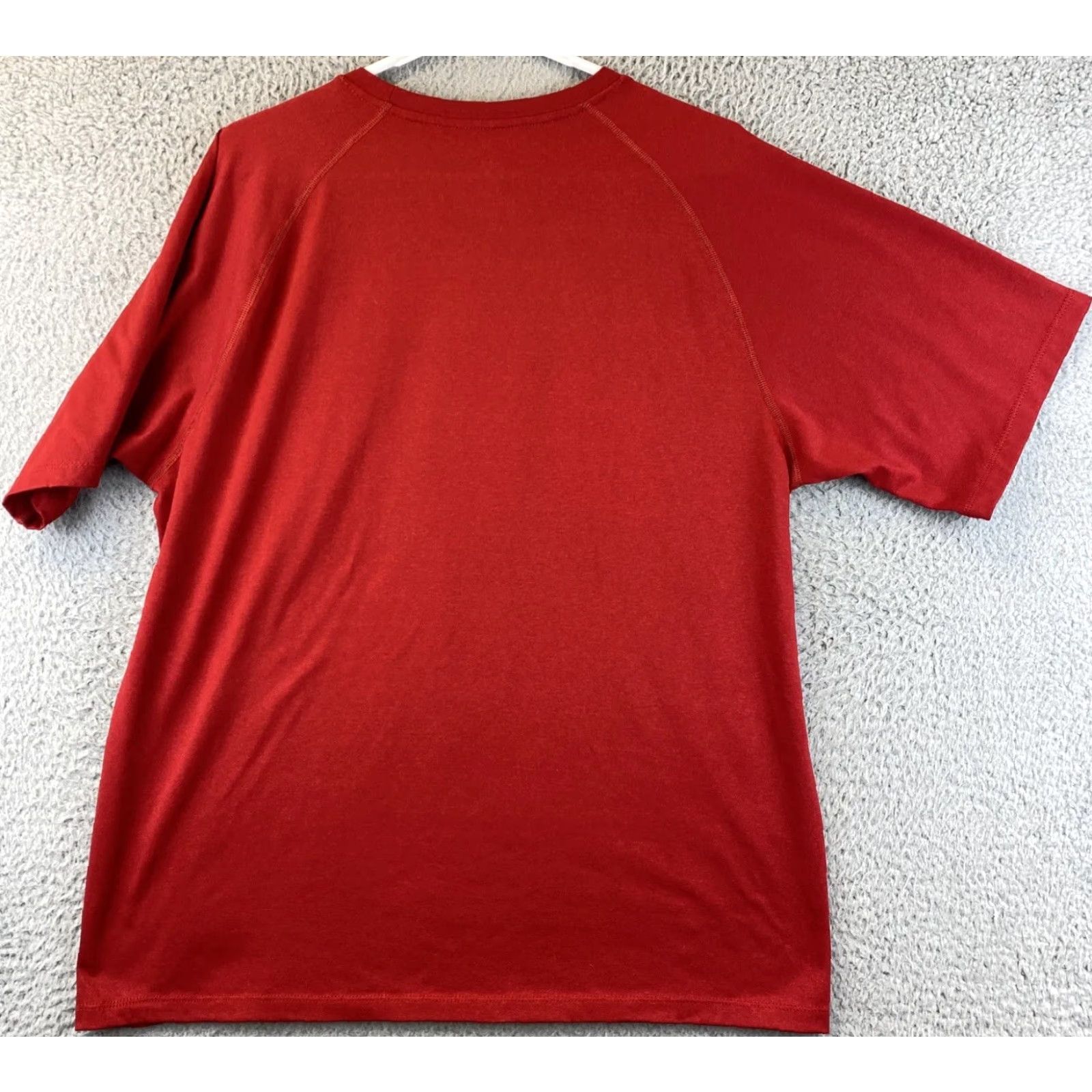 Adidas Adidas Shirt Men M Red Dri-Fit Short Sleeve Crew Neck Climacool Sports Lightweight Logo Size M Size US M / EU 48-50 / 2 - 7 Thumbnail