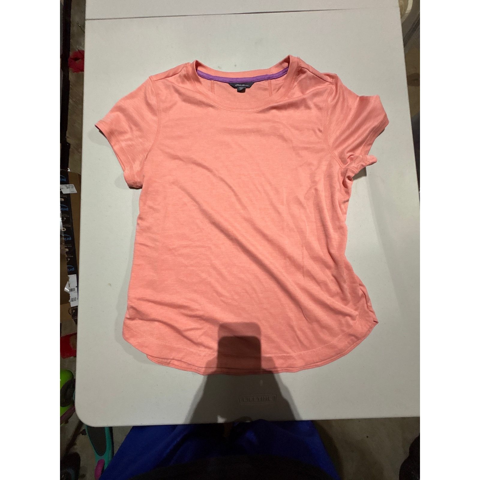 Eddie Bauer Eddie Bauer Women’s Large Coral Short Sleeve T-Shirt L Size L / US 10 / IT 46 - 3 Thumbnail