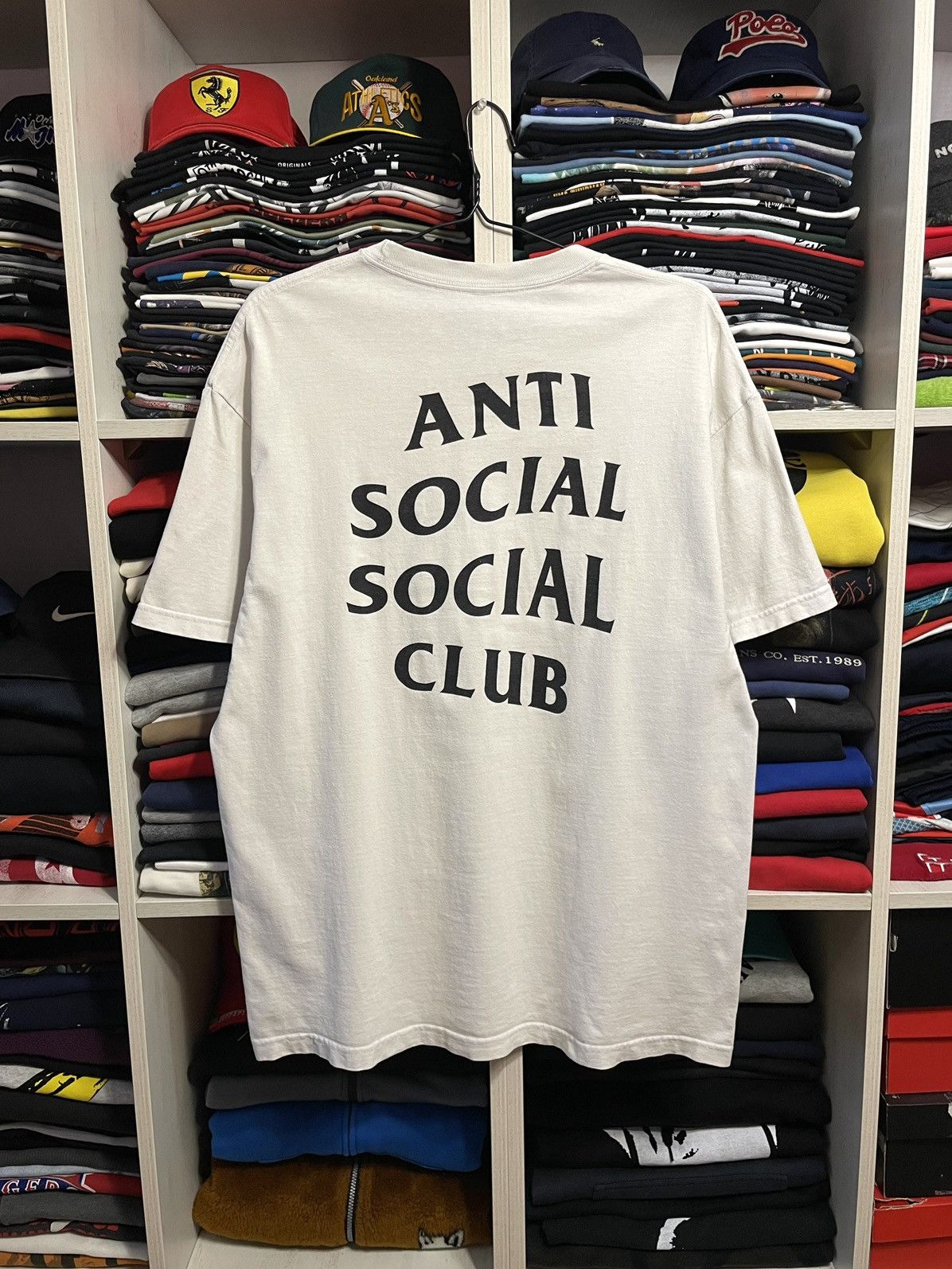 Anti Social Social Club Anti Social Social Club White ASSC Logo T-Shirt Size US XL / EU 56 / 4 - 2 Thumbnail