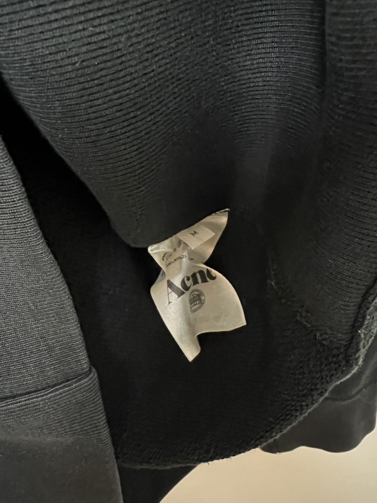 Acne Studios acne y2k washed black crewneck sweatshirt Size US L / EU 52-54 / 3 - 9 Thumbnail