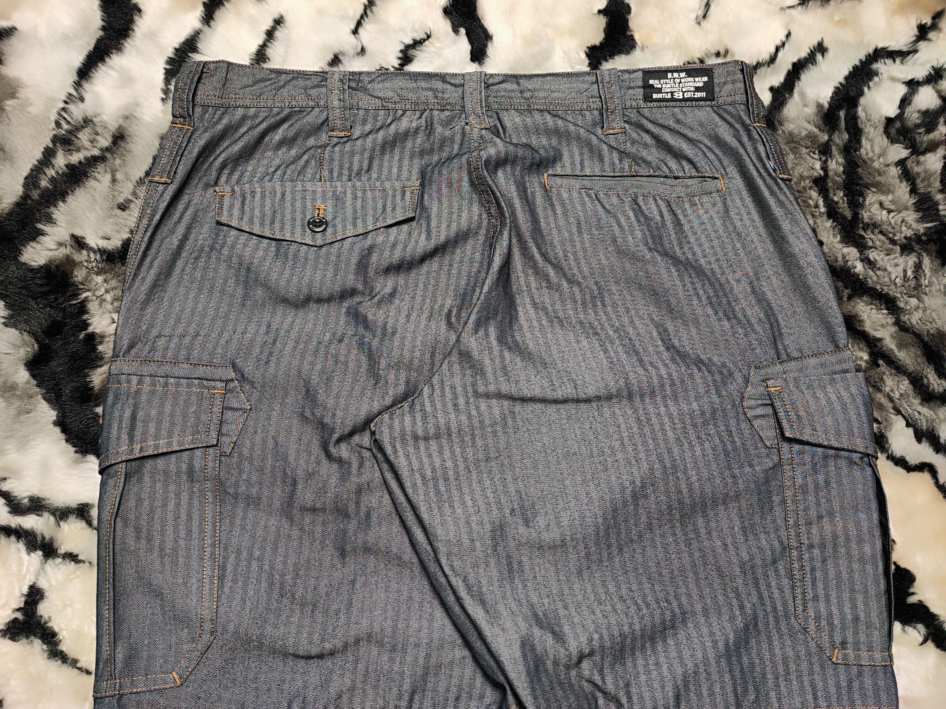 Japanese Brand Workwear Cargo Pants Hickory Japan by Burtle Size US 30 / EU 46 - 10 Thumbnail