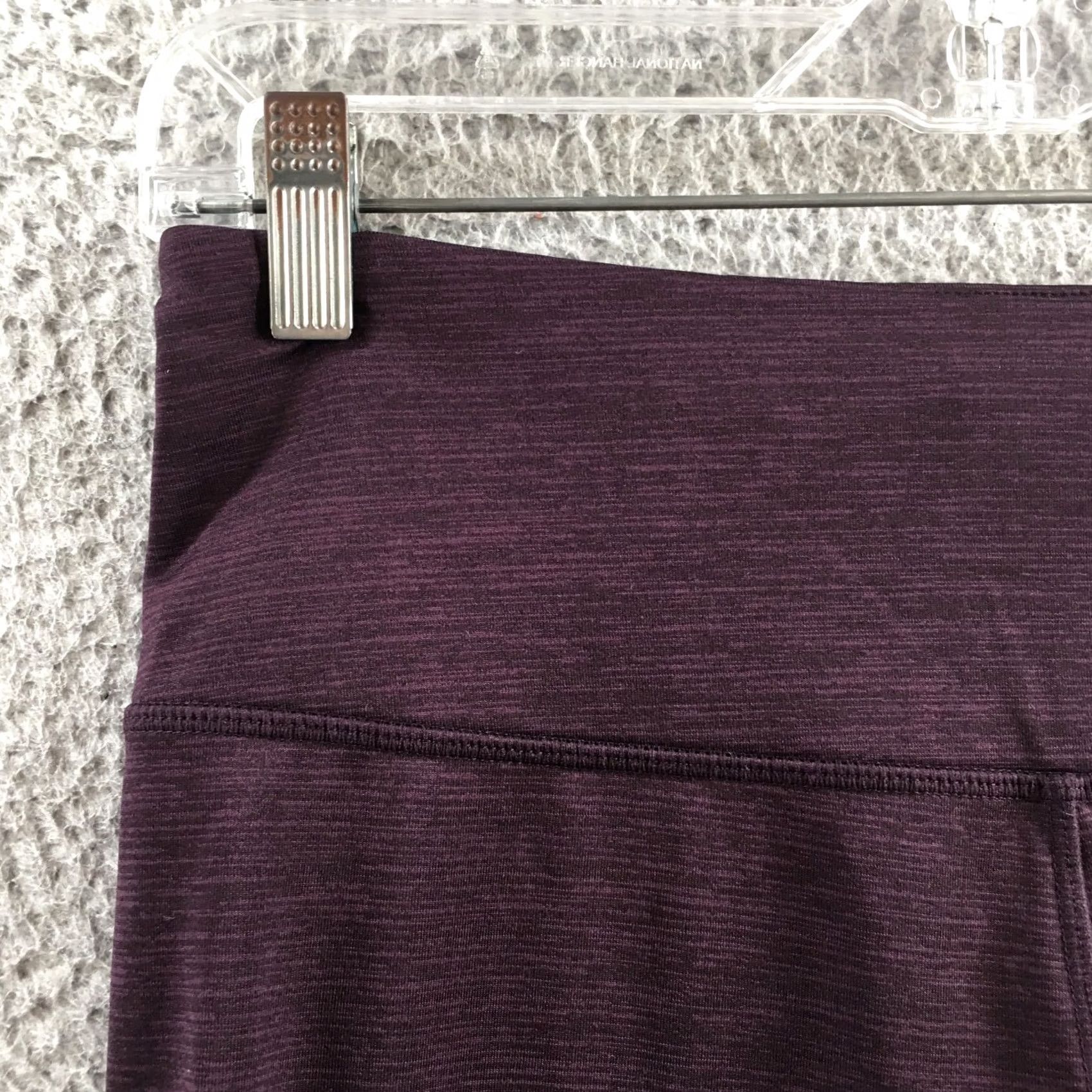 Vintage MONDETTA Leggings Womens Medium Purple Heather High Rise Active Stretch Yoga Pants Size 32" / US 10 / IT 46 - 3 Thumbnail