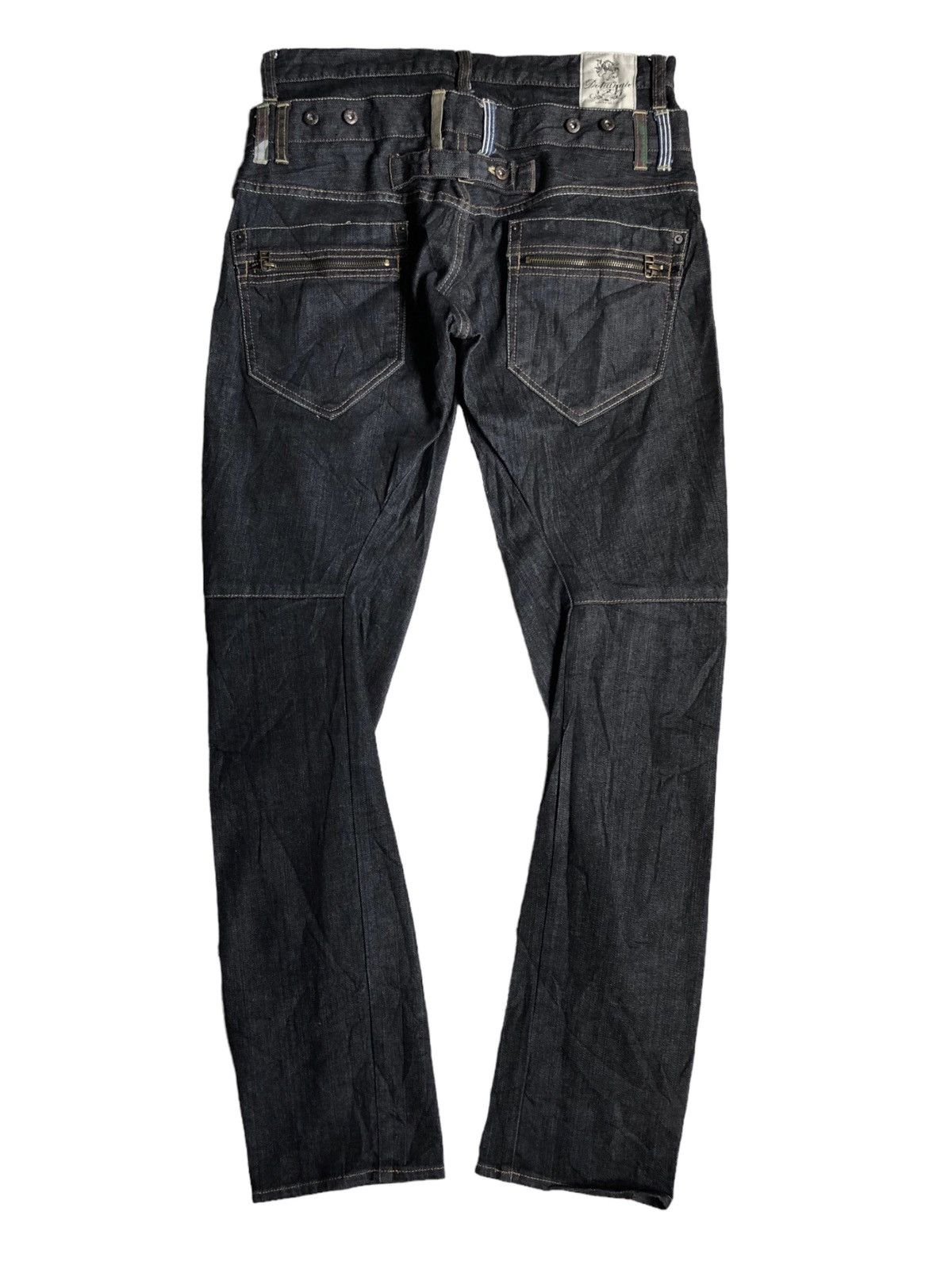 If Six Was Nine Japanese Brand Dominate Double Waist Jeans Size US 32 / EU 48 - 2 Thumbnail