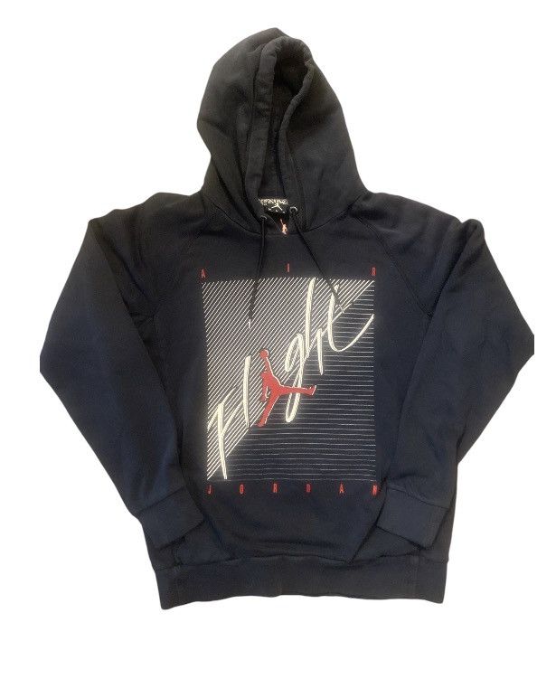 Jordan Brand × Vintage Vintage Air Jordan Flight Hoodie Size US M / EU 48-50 / 2 - 1 Thumbnail