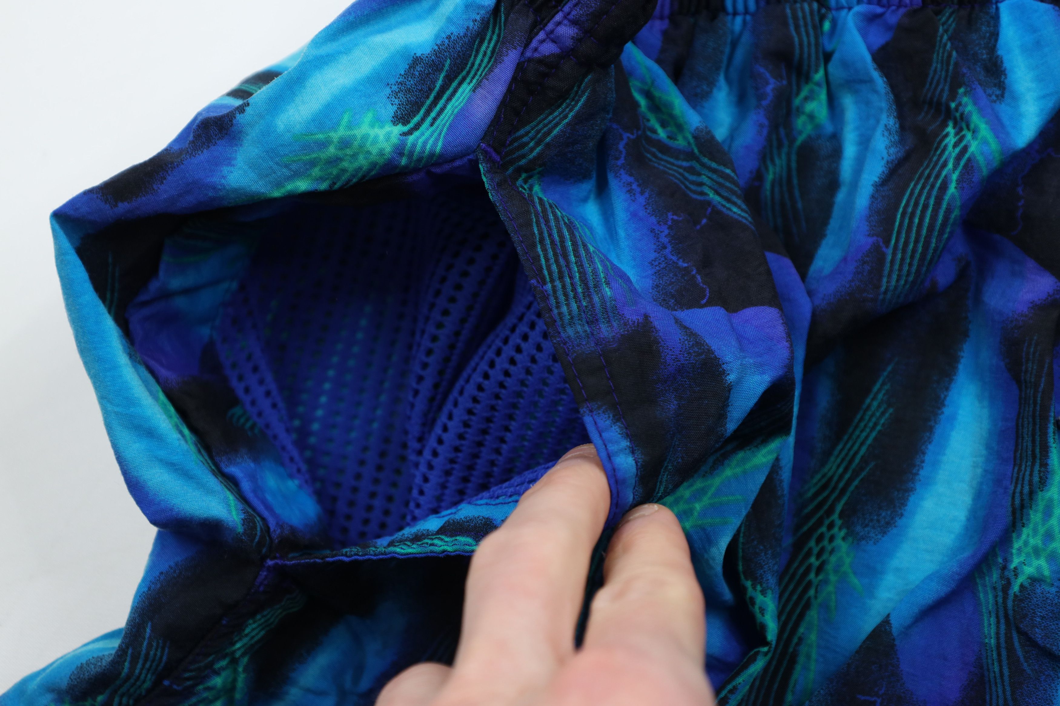 Speedo × Vintage Vintage 90s Speedo Spell Abstract Lined Shorts Swim Trunks Size US 34 / EU 50 - 6 Thumbnail