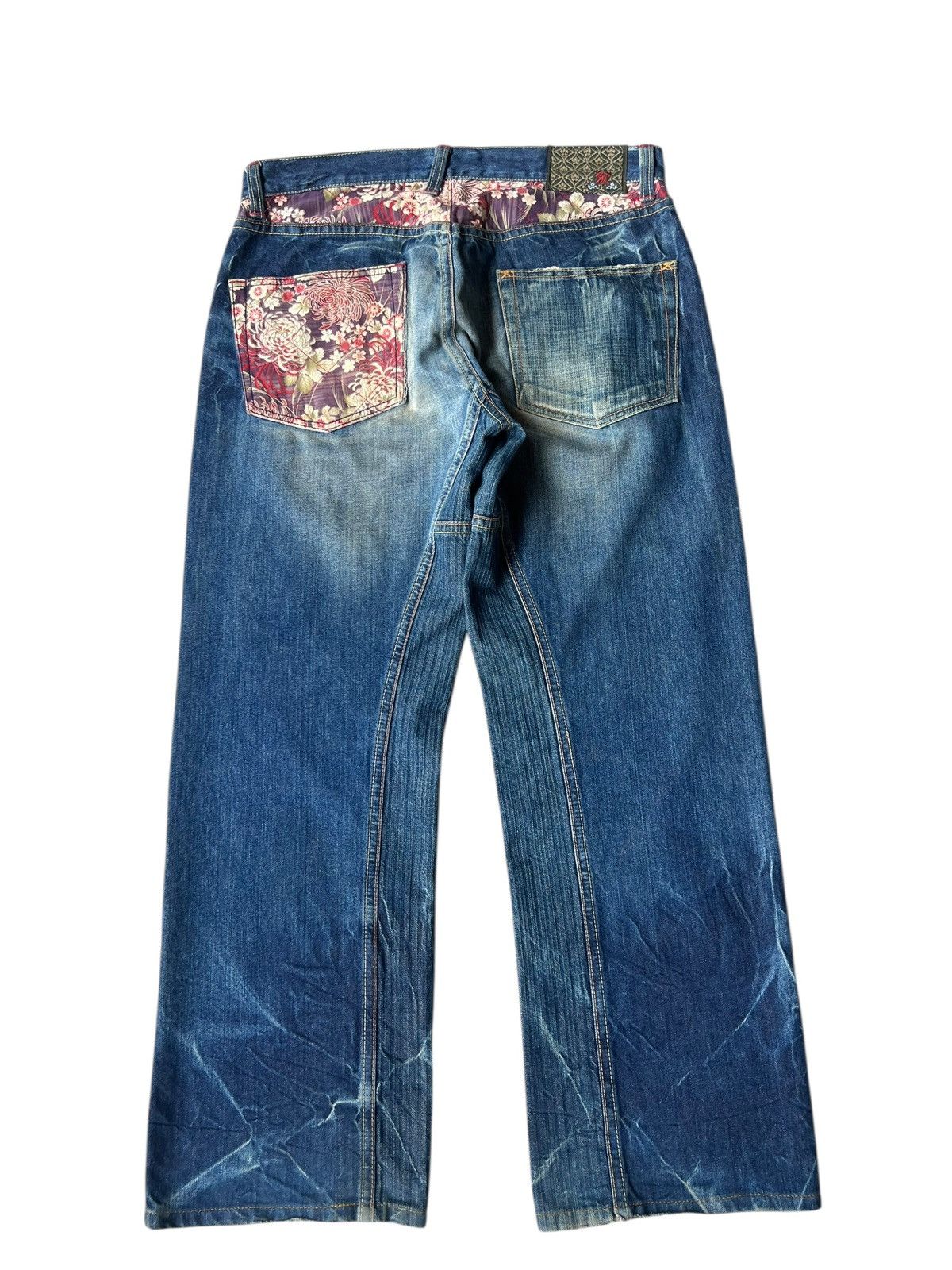 Eternal ETERNAL Distressed Aging Mud Hybrid Denim Loose Jeans Size US 34 / EU 50 - 14 Thumbnail