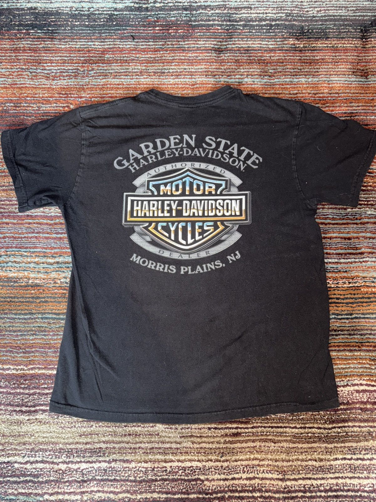 Harley Davidson Harley Davidson USA flag garden state Size US L / EU 52-54 / 3 - 3 Thumbnail