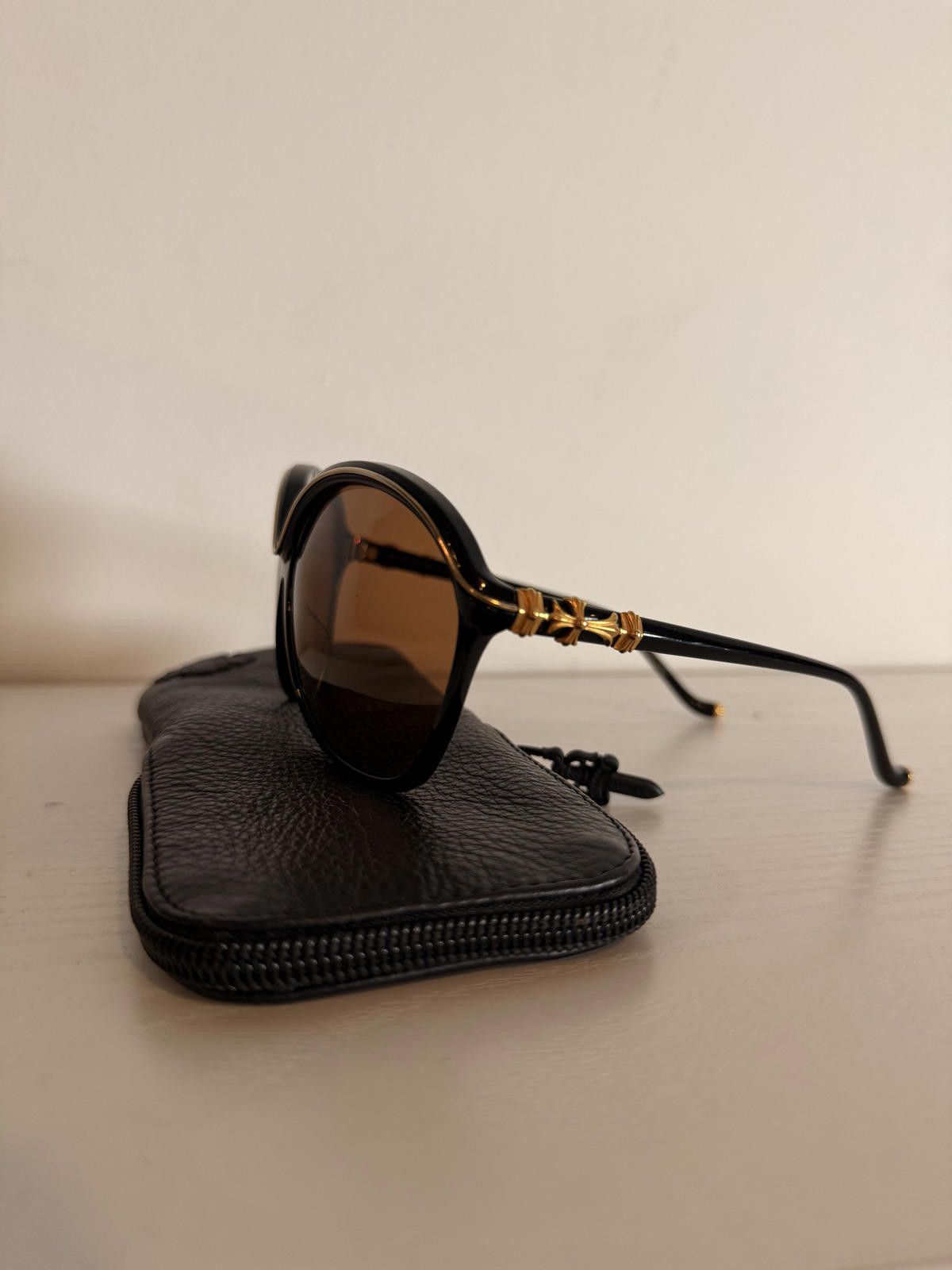 Chrome Hearts HALLLA BALUUUU サングラス 貴重品♪【CHROME HEARTS】Hallla Baluuuu - Black Sunglasses