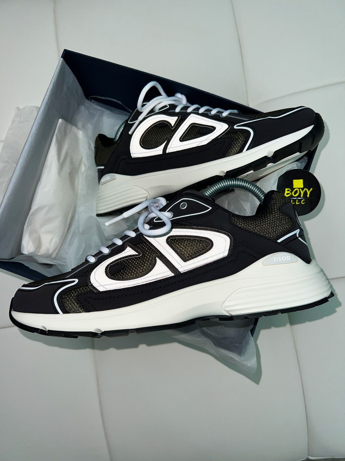 Dior Black/olive b30 sneakers Size US 8 / EU 41 - 2 Thumbnail
