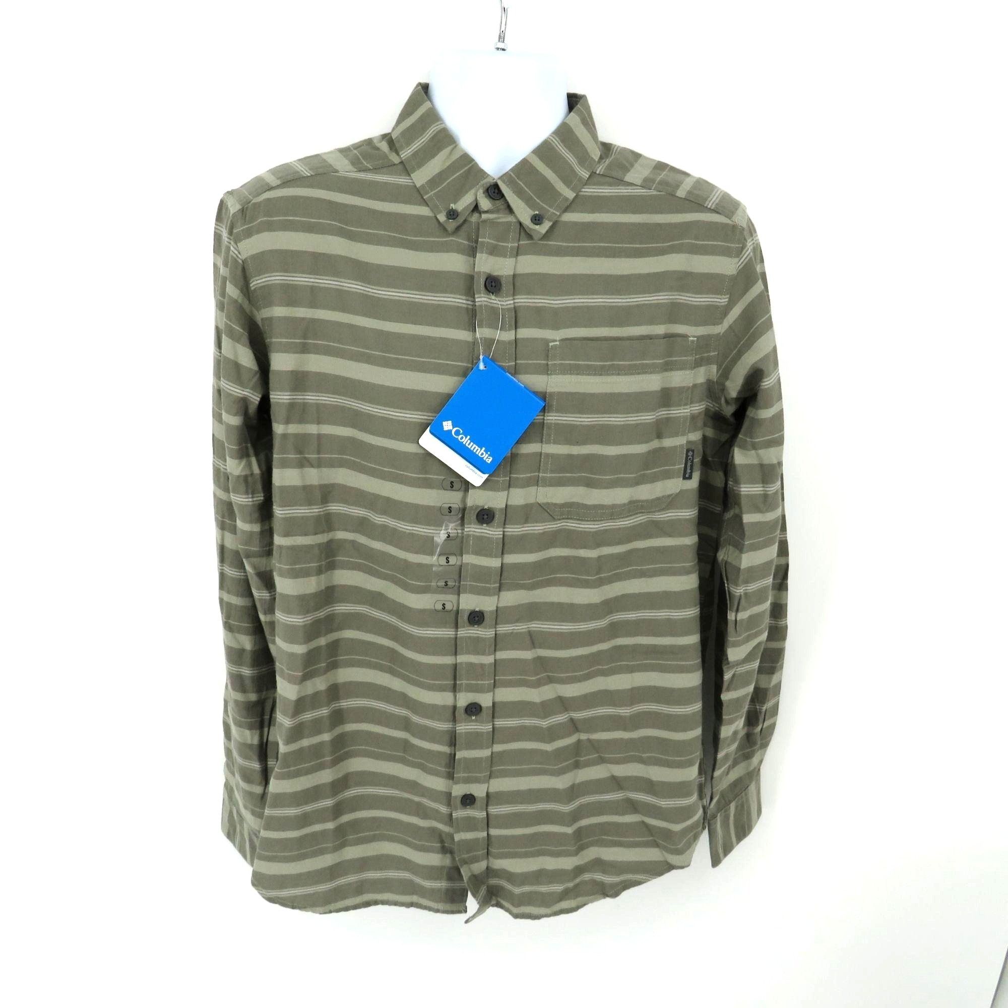Columbia Columbia Men's Small Striped Long-Sleeve Button-Down Shirt G Size US S / EU 44-46 / 1 - 1 Thumbnail