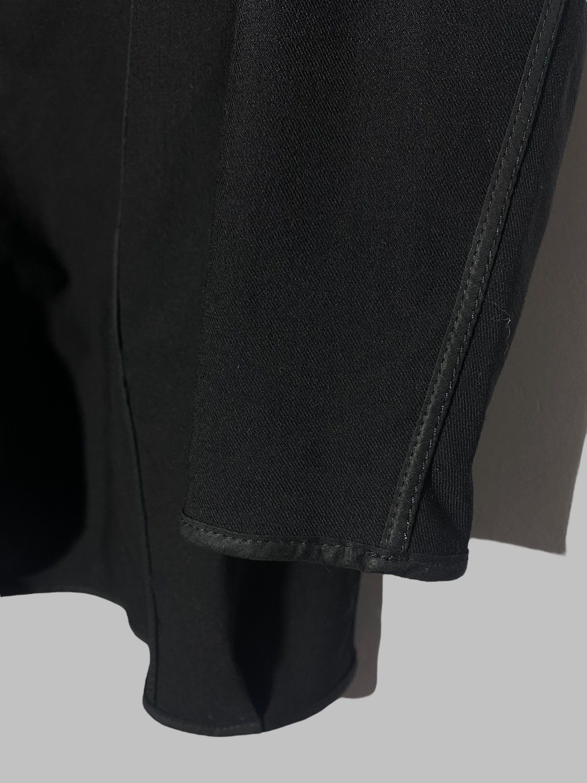 Annette Gortz Annette Gortz Black Designer Wool Cotton Blond Coat Jacket Size M / US 6-8 / IT 42-44 - 12 Thumbnail