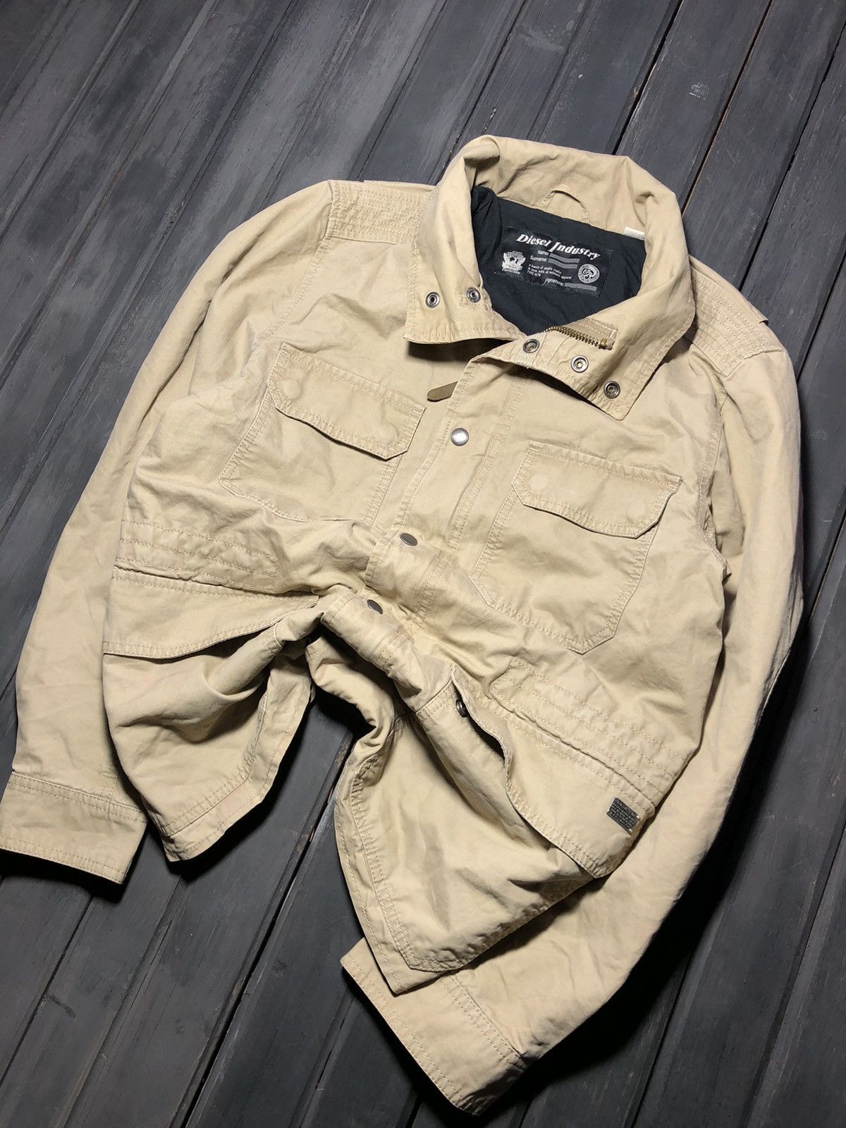 Diesel × Japanese Brand × Yohji Yamamoto VTG Avant Garde If Six Was Nine Style Diesel Bomber Jacket Size US S / EU 44-46 / 1 - 2 Thumbnail