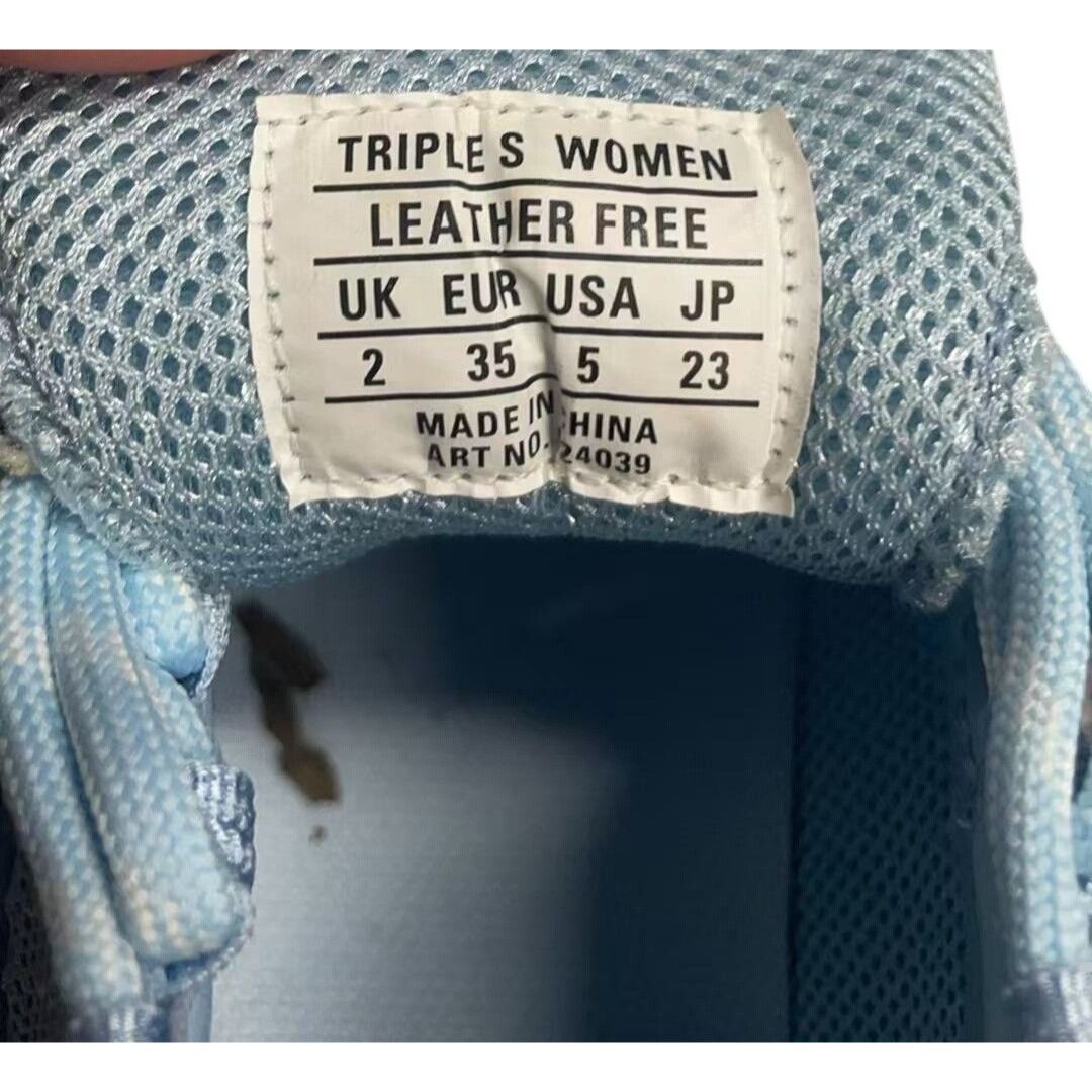 Balenciaga Balenciaga Triple S Sneakers In Light Blue For Women Or Juni Size US 5 / IT 35 - 13 Thumbnail