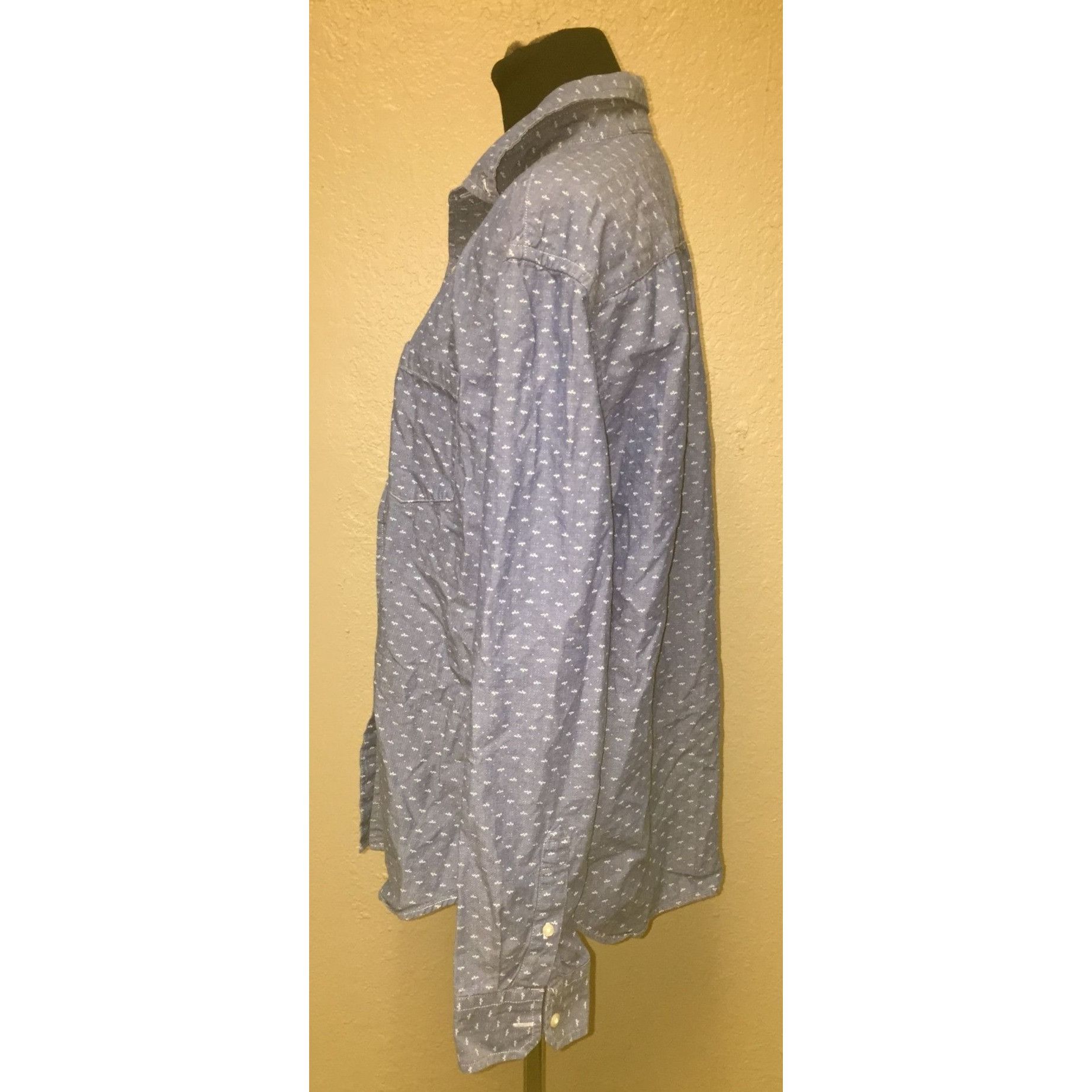 American Eagle Outfitters American Eagle Size Large Prep Fit Button Down Collared Long Size US L / EU 52-54 / 3 - 4 Thumbnail