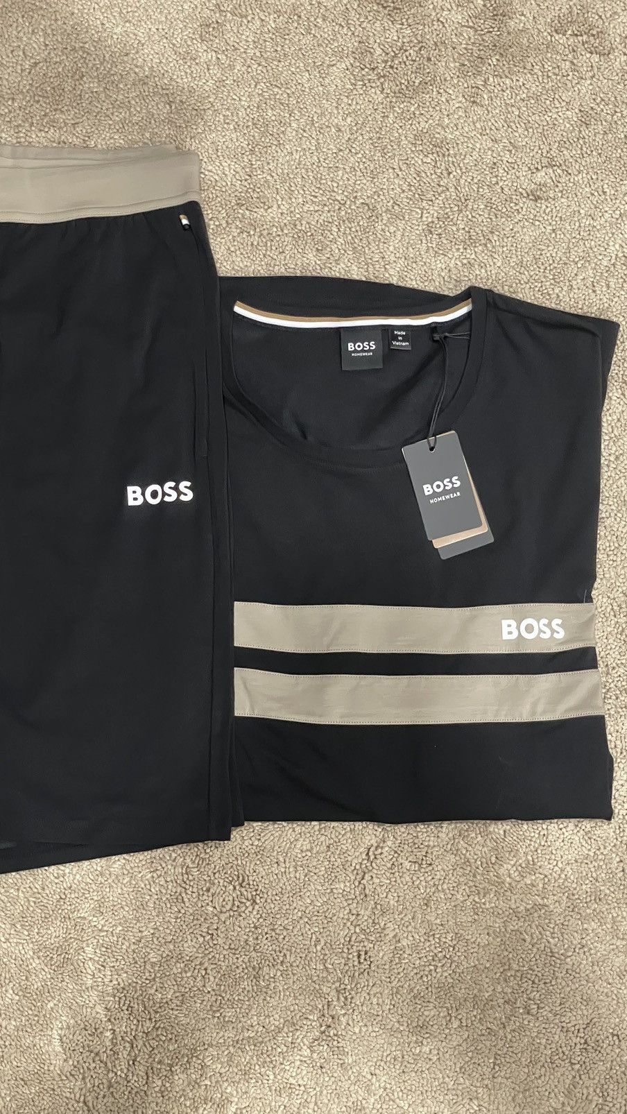 Hugo Boss HUGO BOSS PAJAMAS WITH PRINTED LOGOS Size US XXL / EU 58 / 5 - 3 Thumbnail