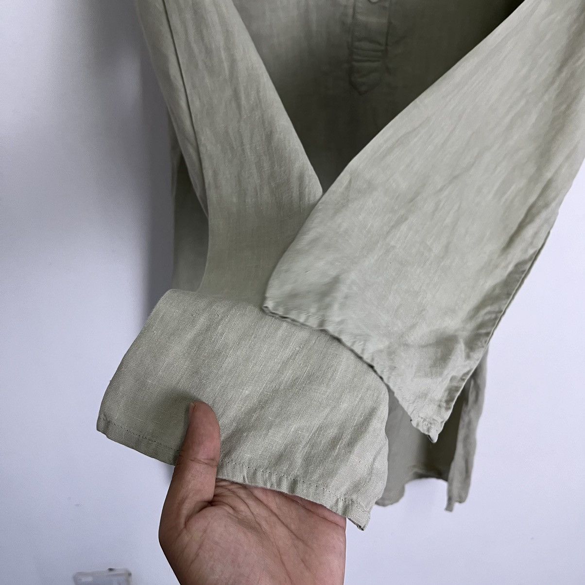 Designer × agnes b. Agnes B. Linen-Kurta Size M / US 6-8 / IT 42-44 - 5 Thumbnail