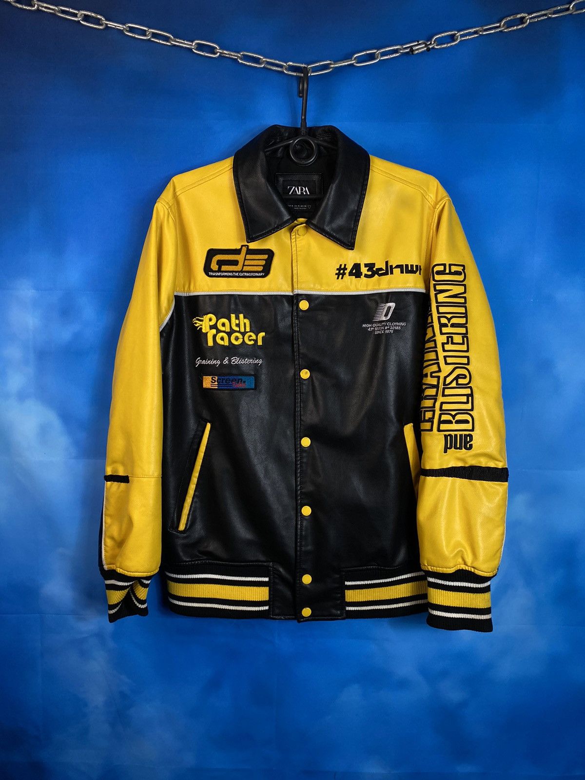 ZAPA Zara x NASCAR racing eco-leather jacket Size US S / EU 44-46 / 1 - 2 Thumbnail