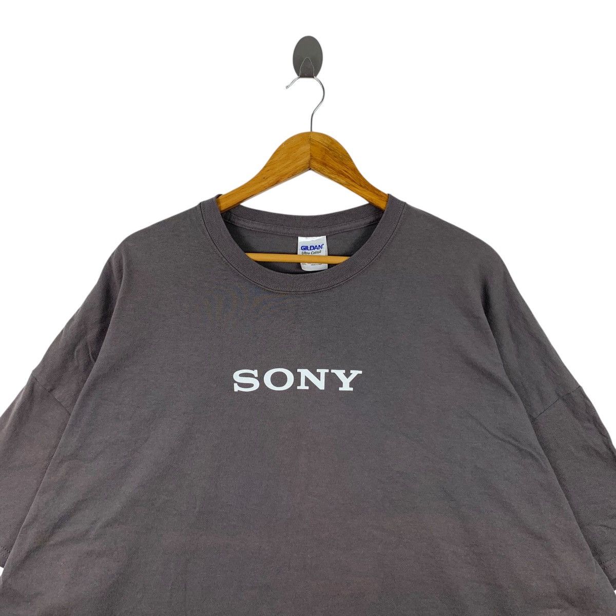Sony SONY Love to Give Sony Print Oversize Grey Short Sleve Shirt Size US XXL / EU 58 / 5 - 3 Thumbnail