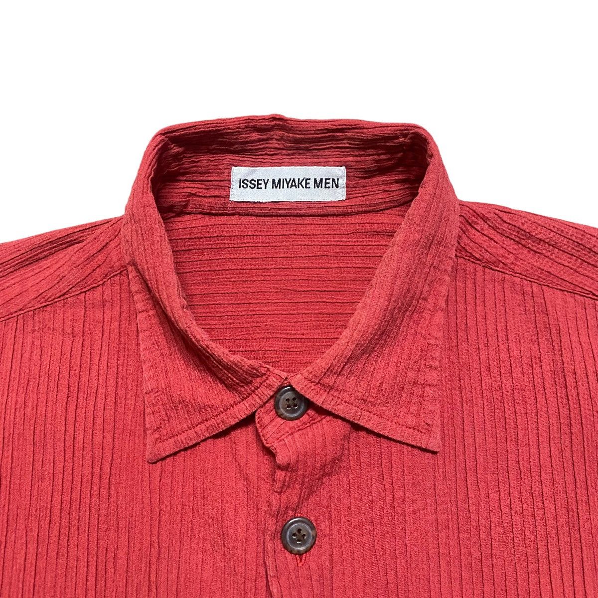 Issey Miyake Issey Miyake Men Pleated Shirt Oversized Size US M / EU 48-50 / 2 - 9 Thumbnail