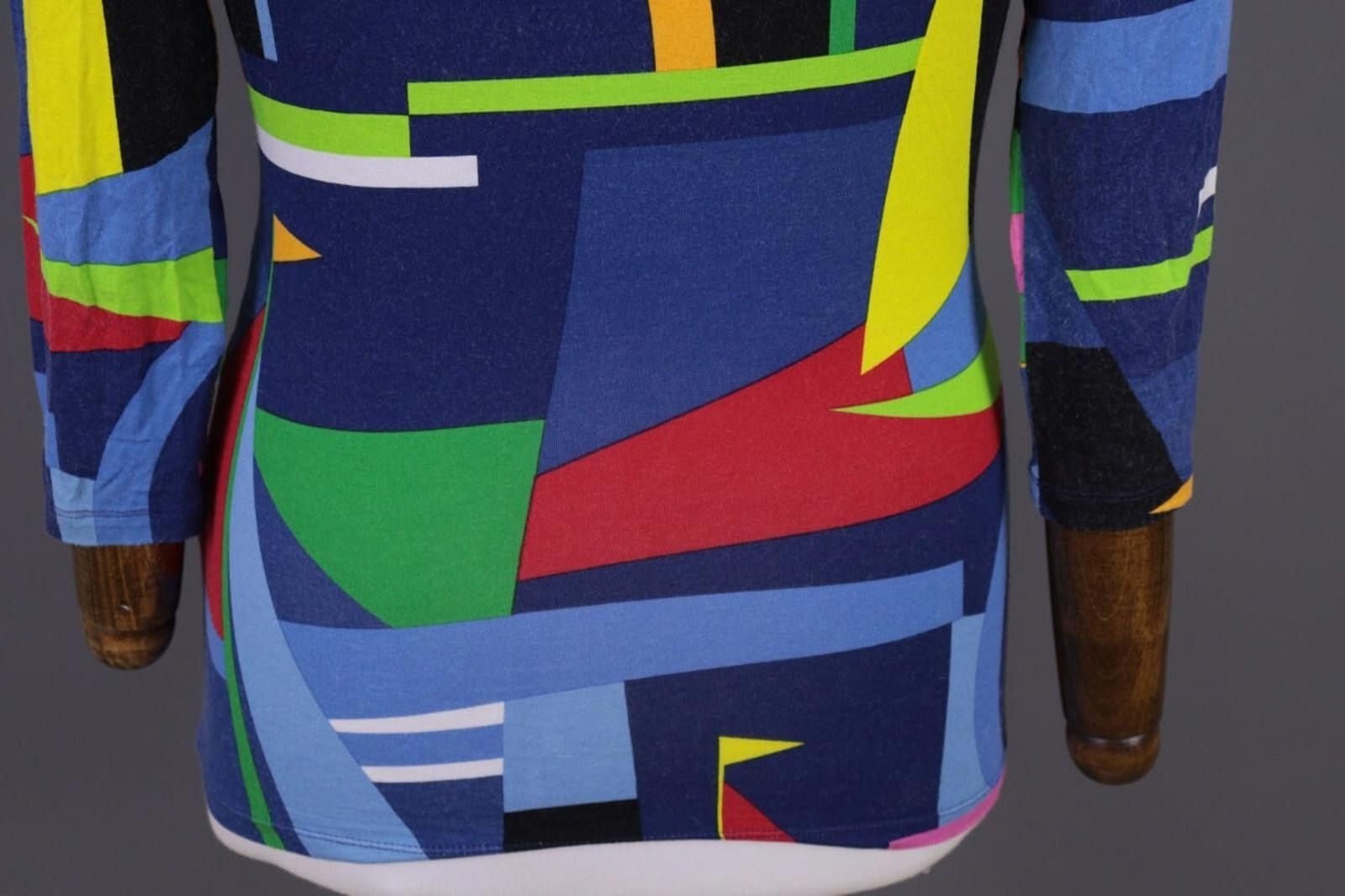 Lauren Ralph Lauren Lauren Ralph Lauren Multicolor Colorful V-Neck Shirt Size M Size M / US 6-8 / IT 42-44 - 12 Thumbnail